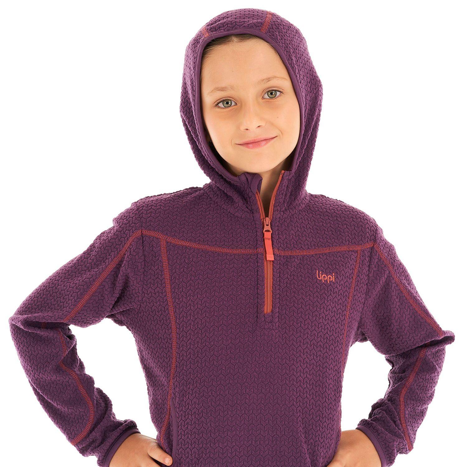 Poleron Niña Saltamontes Nano-F 14 Zip Hoody Purpura Lippi-6