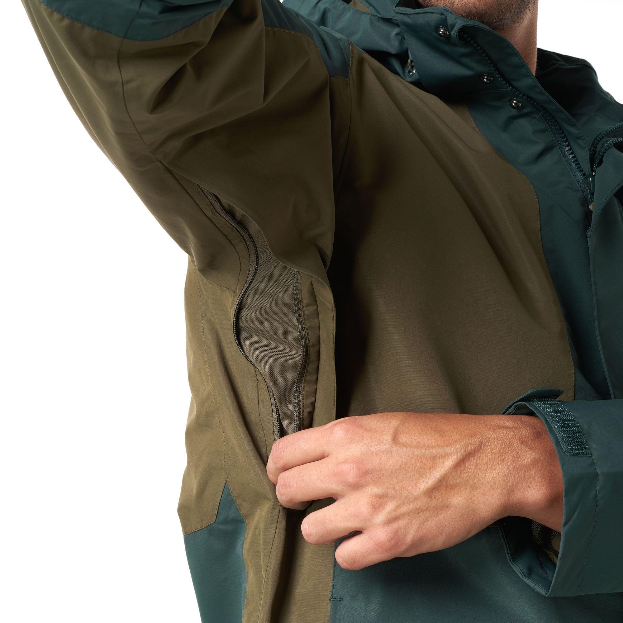 Chaqueta Hombre Tres Cruces Fusion-3 Hoody Jacket Verde Botella / Verde Botella Lippi-9