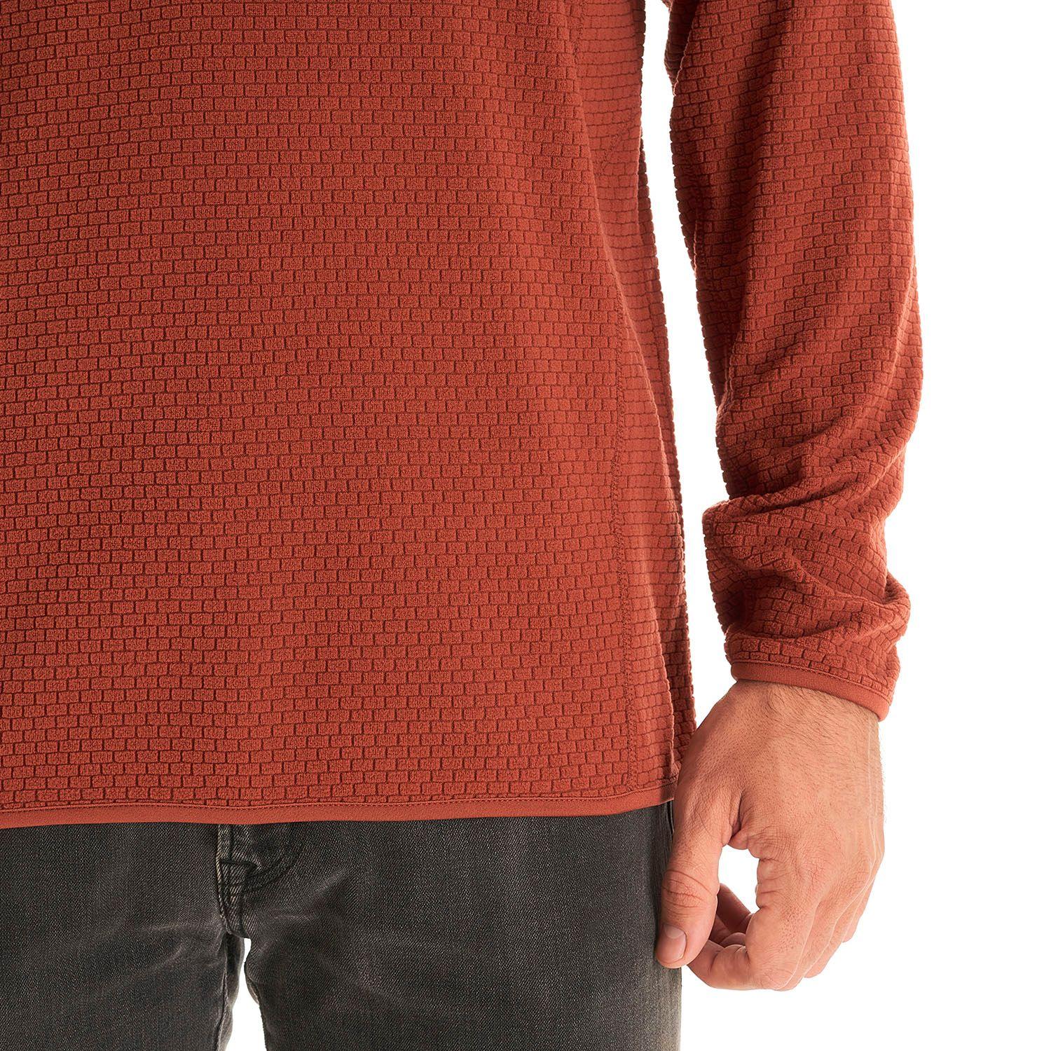 Poleron Hombre Jacaranda Nano-F 14 Zip Terracota Lippi I21-7