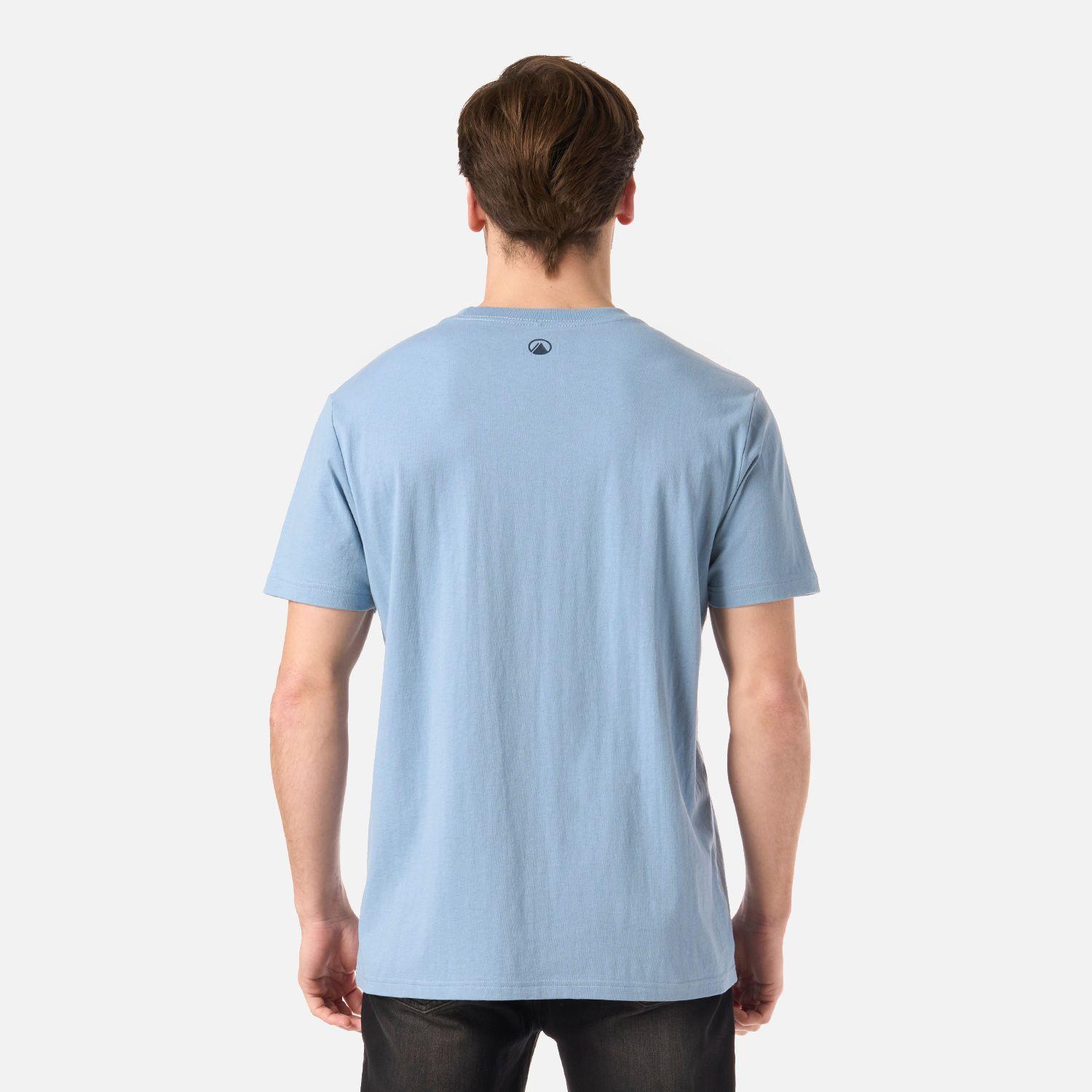 Polera Hombre Ulmo Pocket T-Shirt Azul Piedra Lippi V26-2