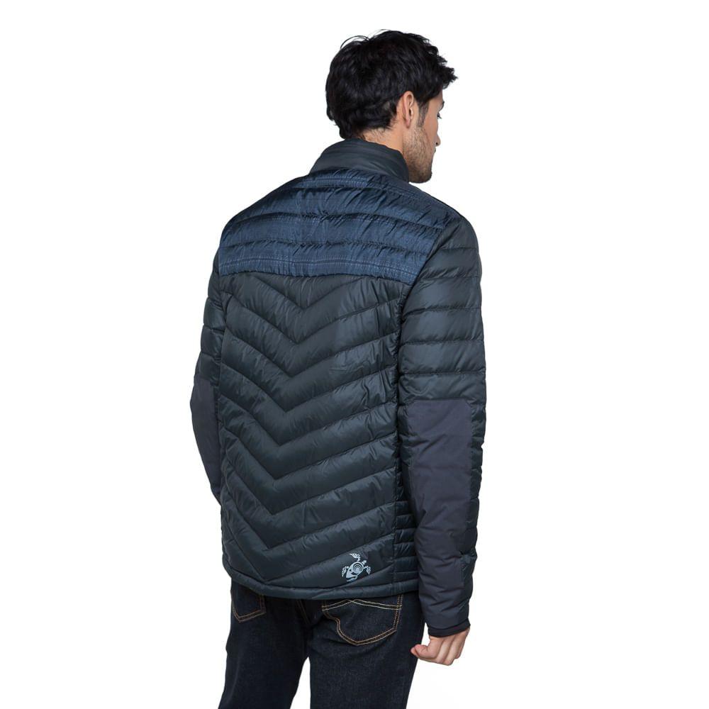 Chaqueta Hombre Infiernillo Con Gorro Negro Haka Honu I18-1