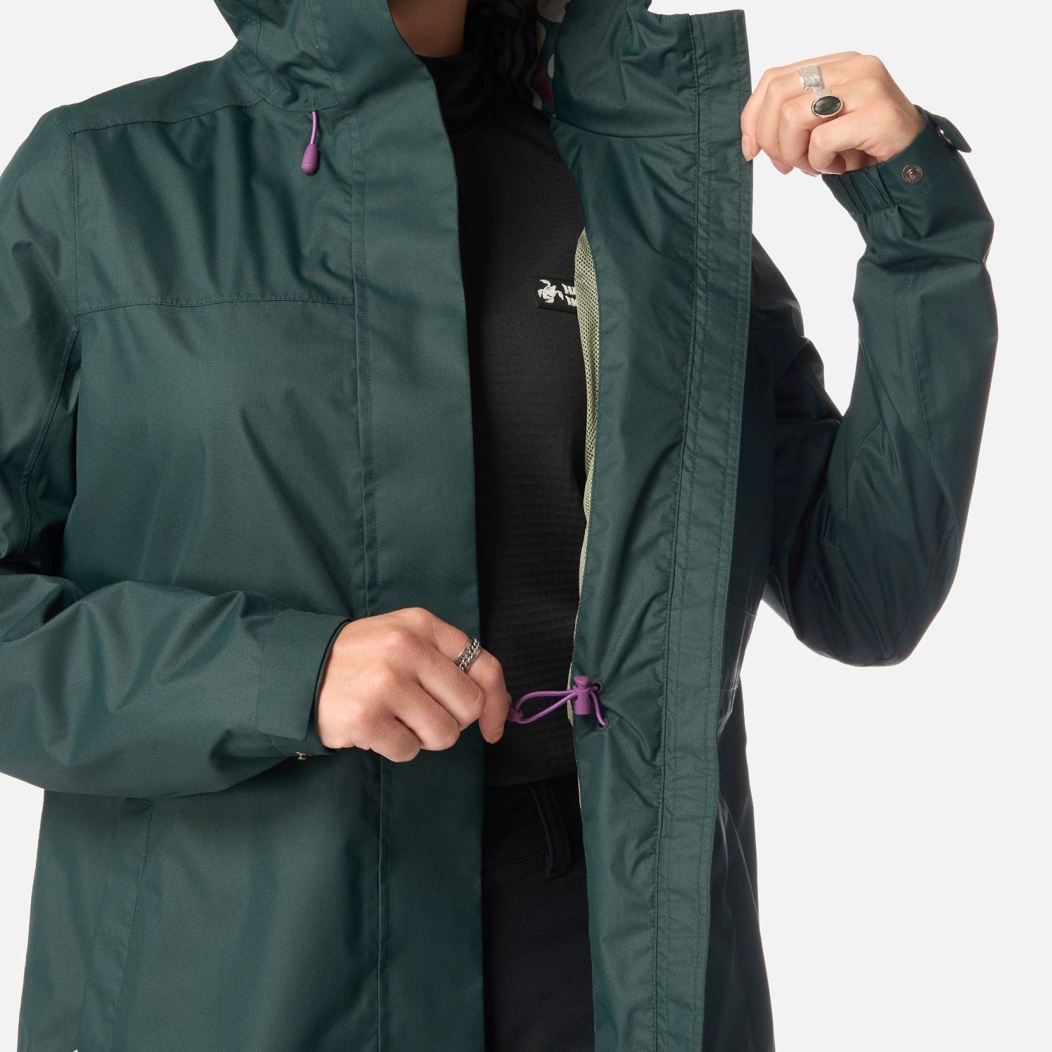 Chaqueta Mujer Kauai Verde Bosque Haka Honu-7