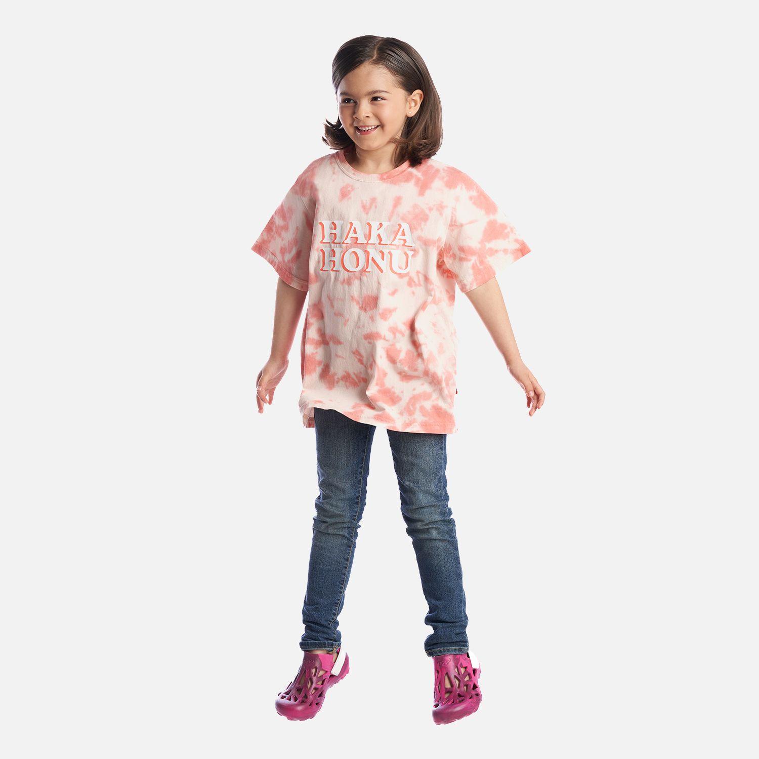 Polera Niña Tormenta Coral Haka Honu V25-4