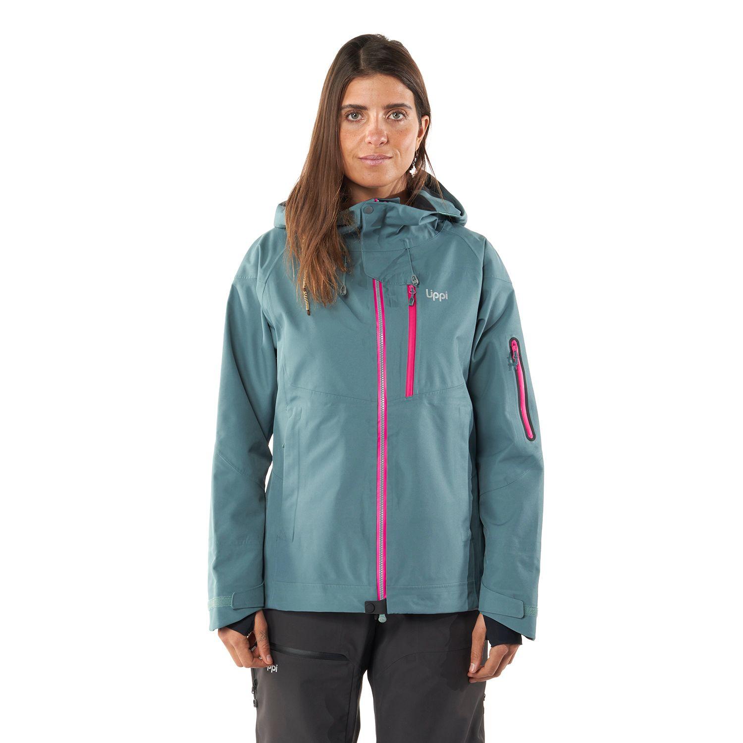 Chaqueta Mujer Snow Raptor B-Dry Hoody Jacket Jade Oscuro Lippi-1