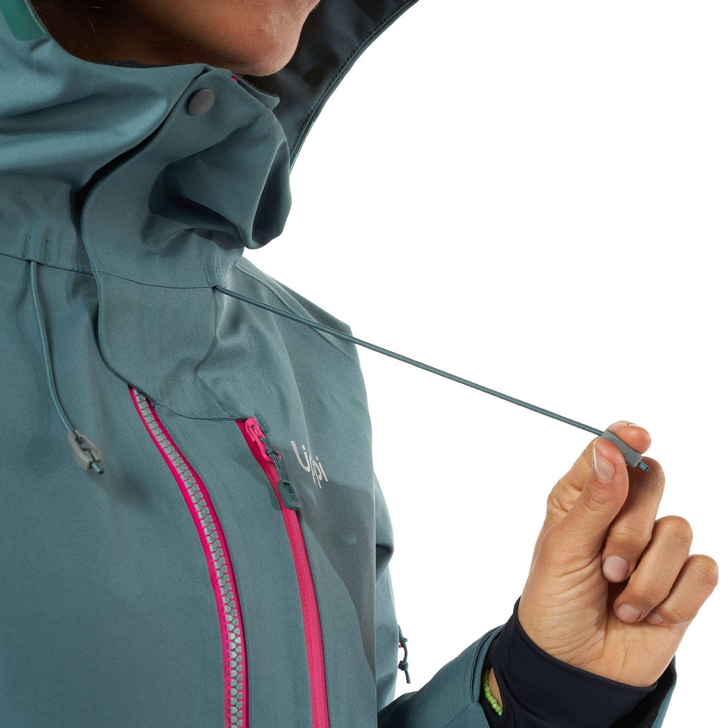 Chaqueta Mujer Snow Raptor B-Dry Hoody Jacket Jade Oscuro Lippi-5