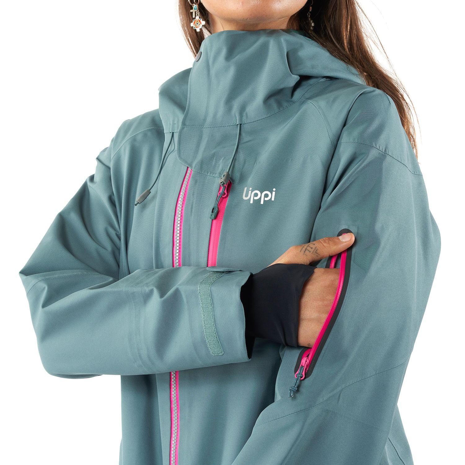 Chaqueta Mujer Snow Raptor B-Dry Hoody Jacket Jade Oscuro Lippi-7