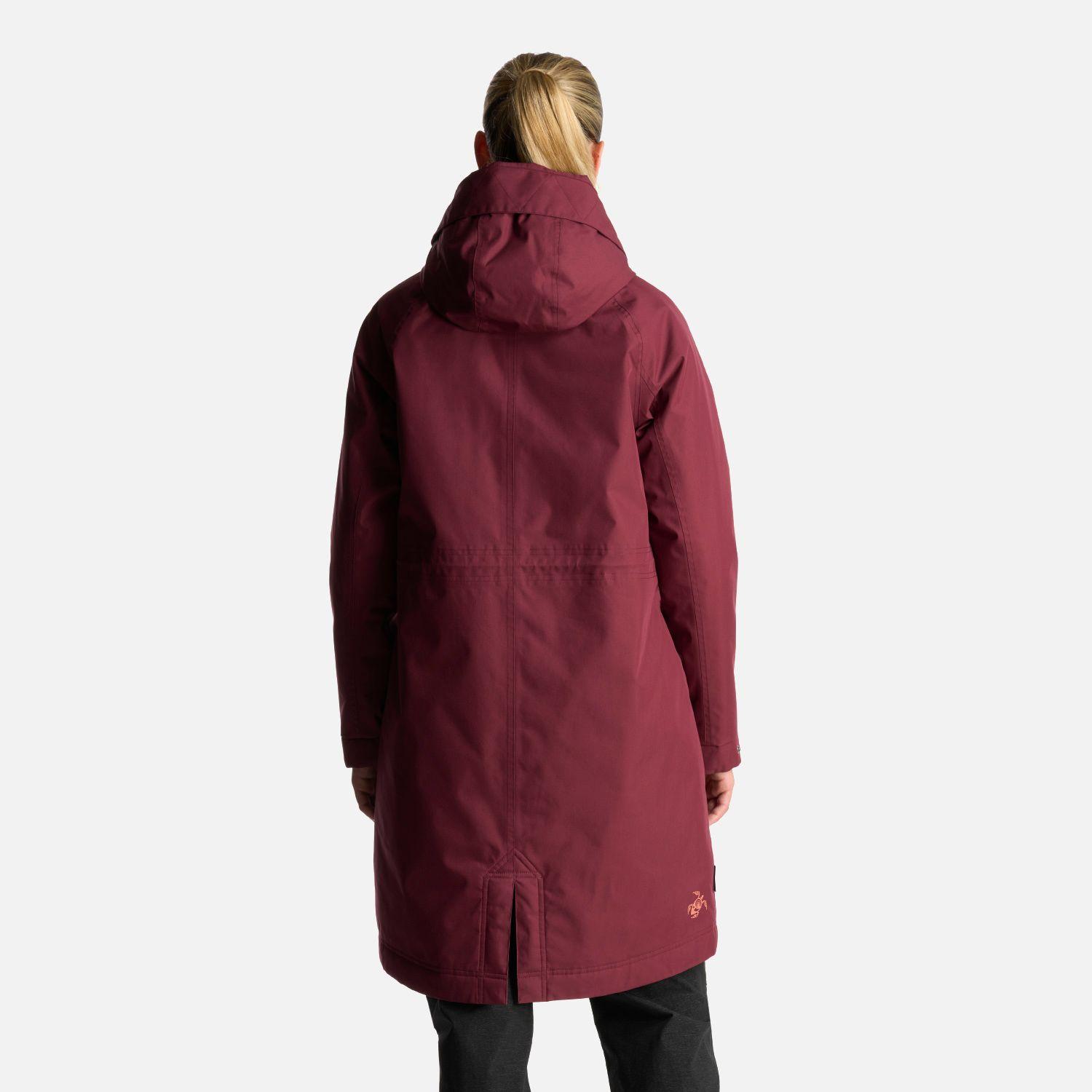 Chaqueta Mujer Yak Burdeo Haka Honu I24-3