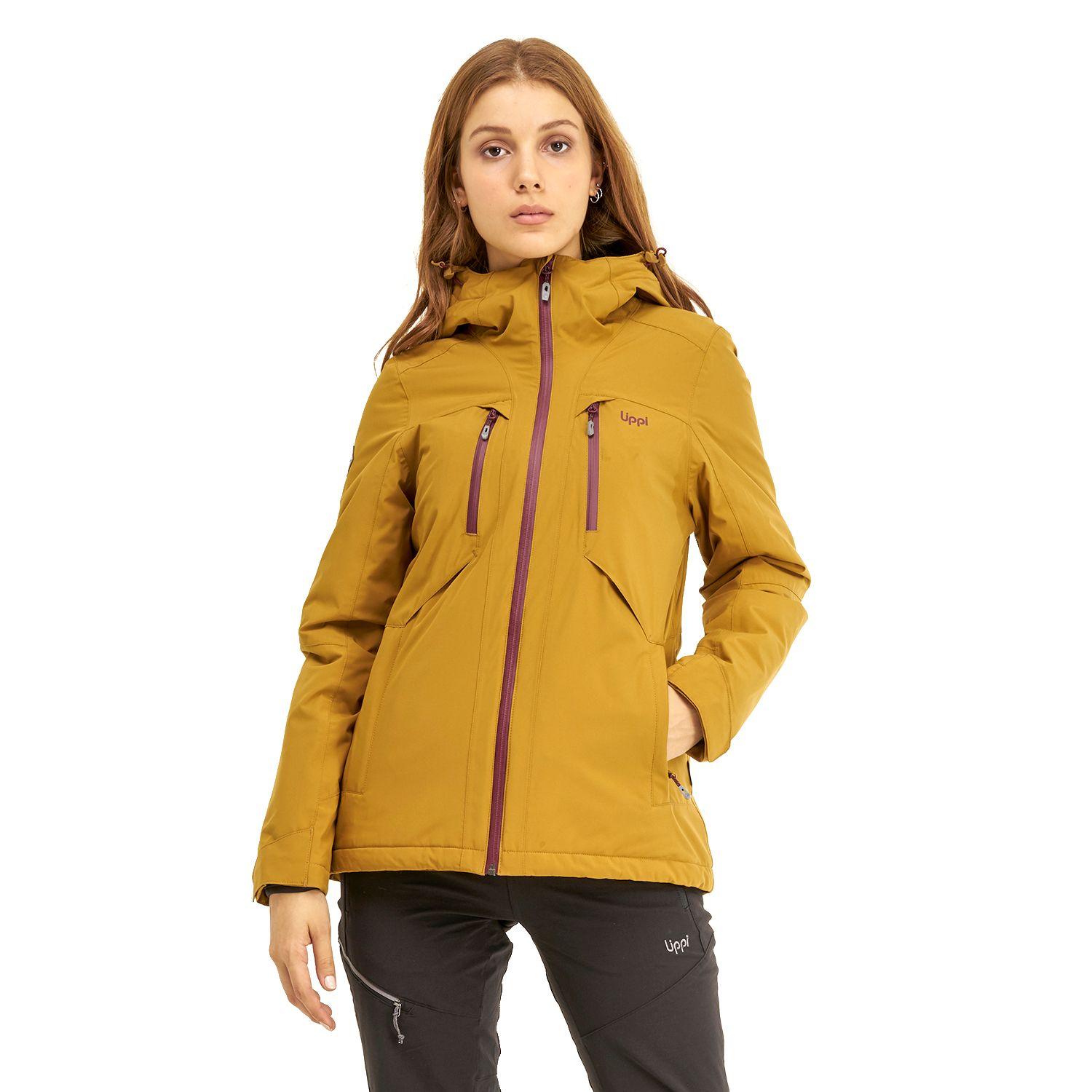 Chaqueta Mujer Shelter B-Dry Hoody Jacket Mostaza Lippi-1