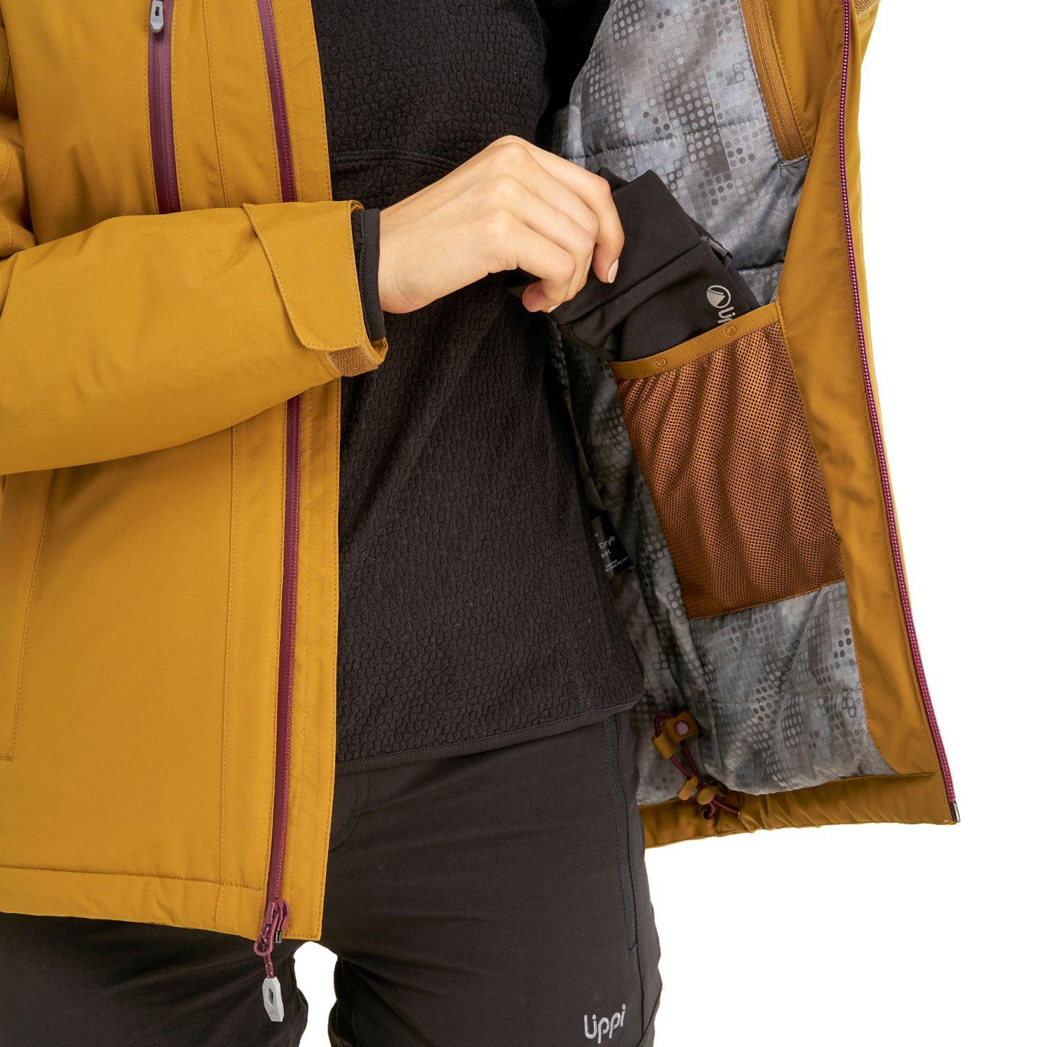 Chaqueta Mujer Shelter B-Dry Hoody Jacket Mostaza Lippi-4