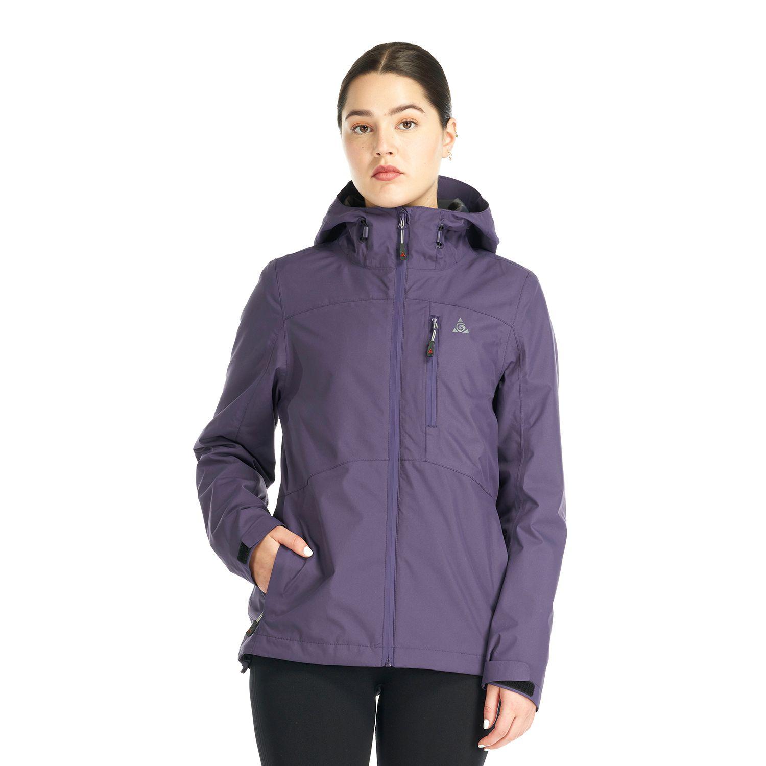 Chaqueta Mujer Delta Purpura Geography-1