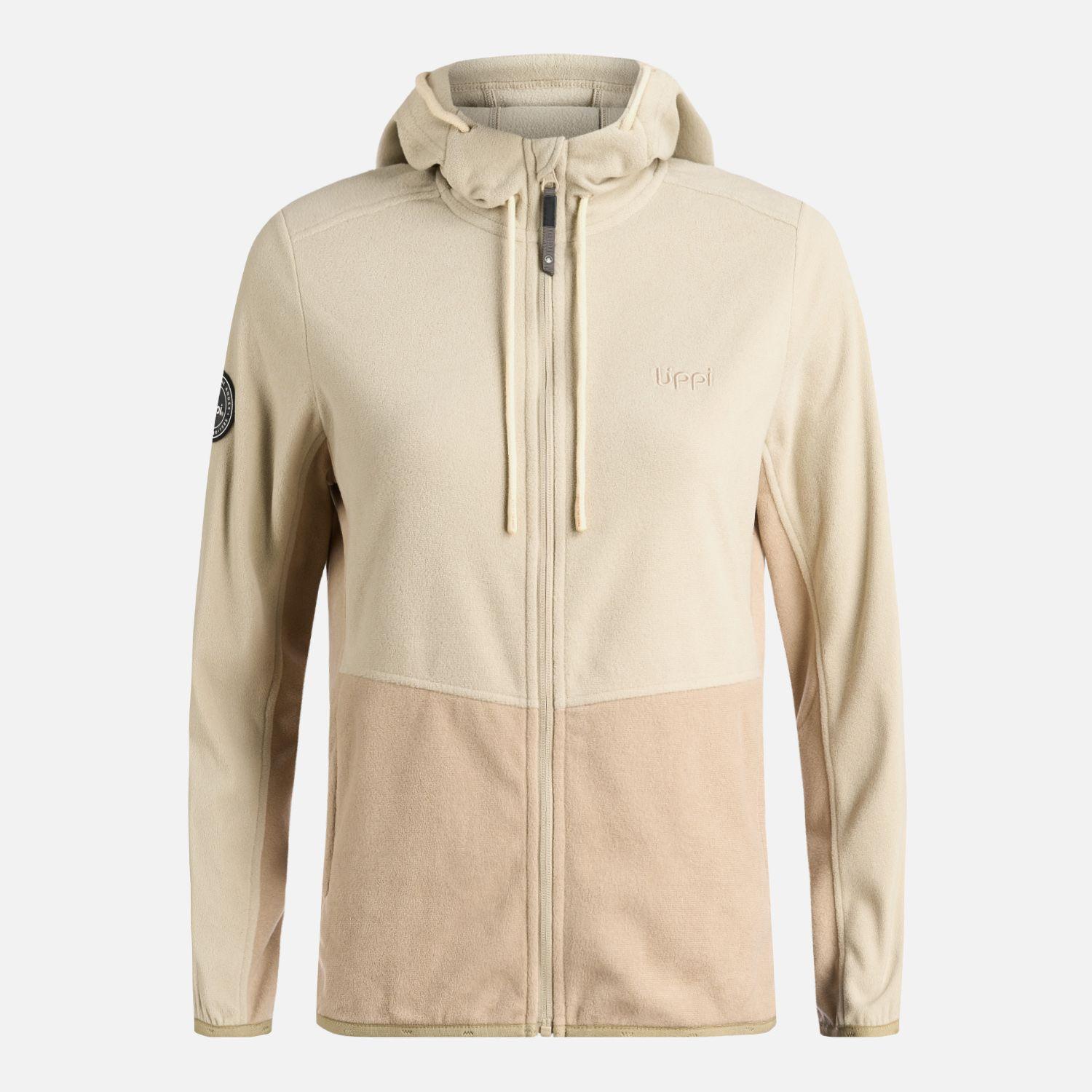 Polerón Mujer Stripes Nano-F Full Zip Hoody Beige Lippi-6