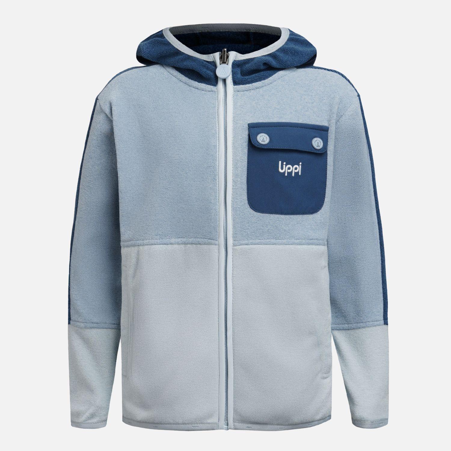Polar Niño FirePlace Hoody Sweatshirt Azul Piedra Lippi V26-6