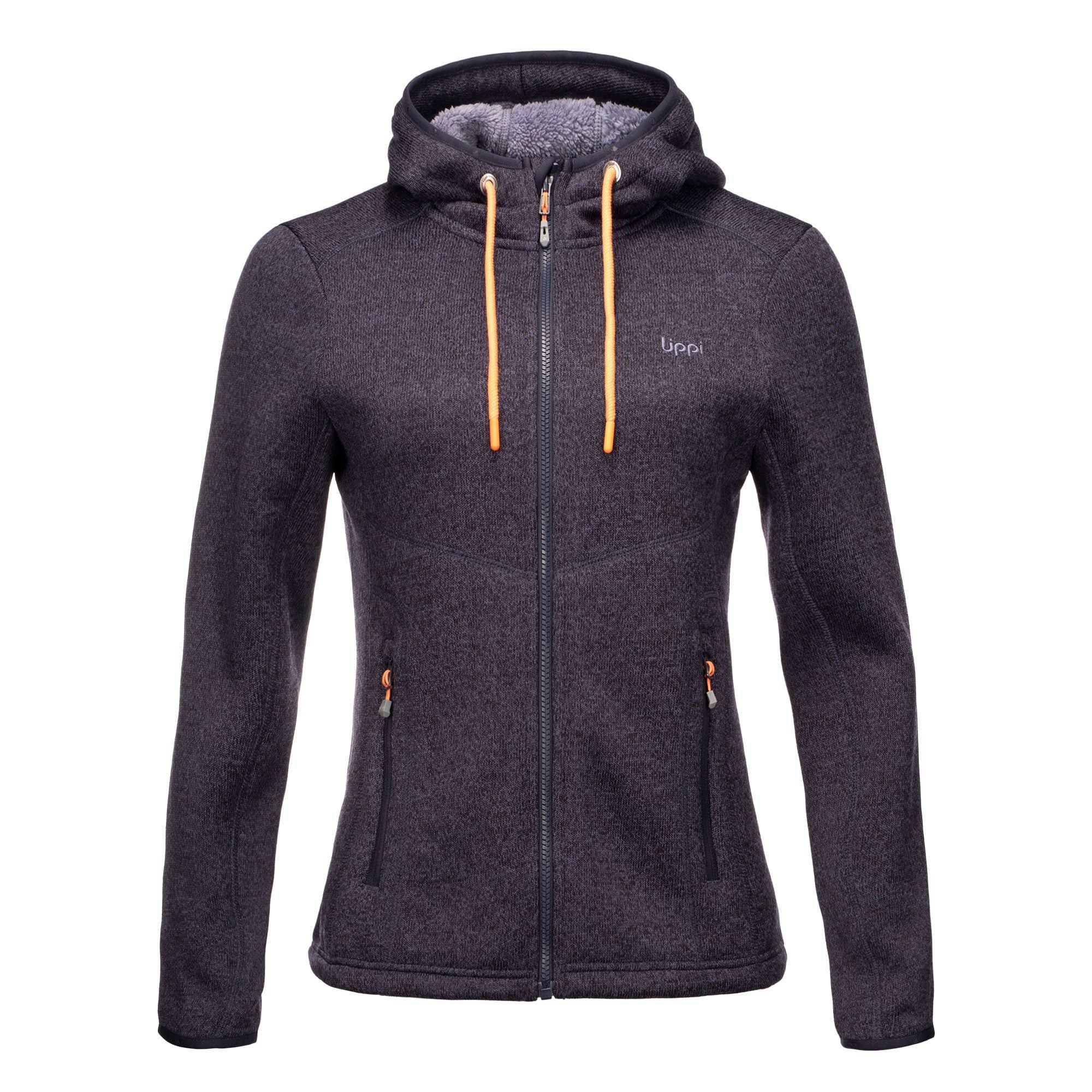 Chaqueta Mujer Sense Blend-Pro Hoody Jacket Melange Azul Noche Lippi V20-0