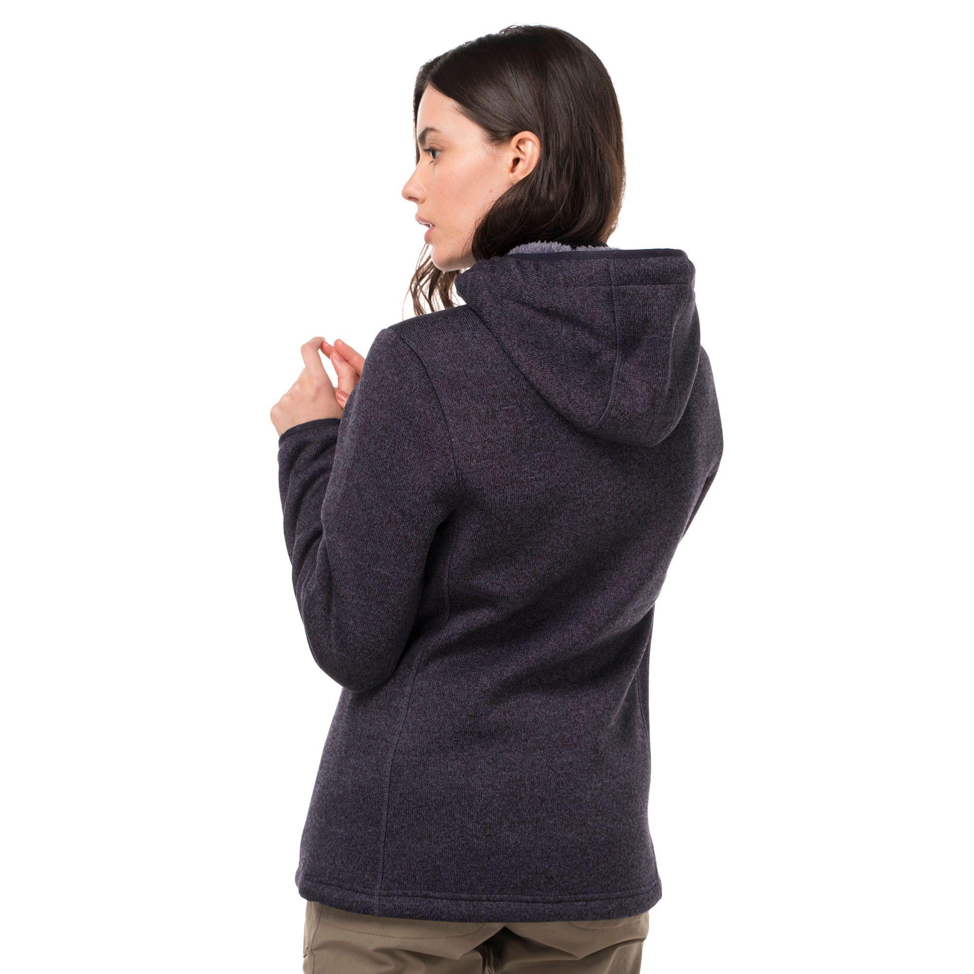 Chaqueta Mujer Sense Blend-Pro Hoody Jacket Melange Azul Noche Lippi V20-2