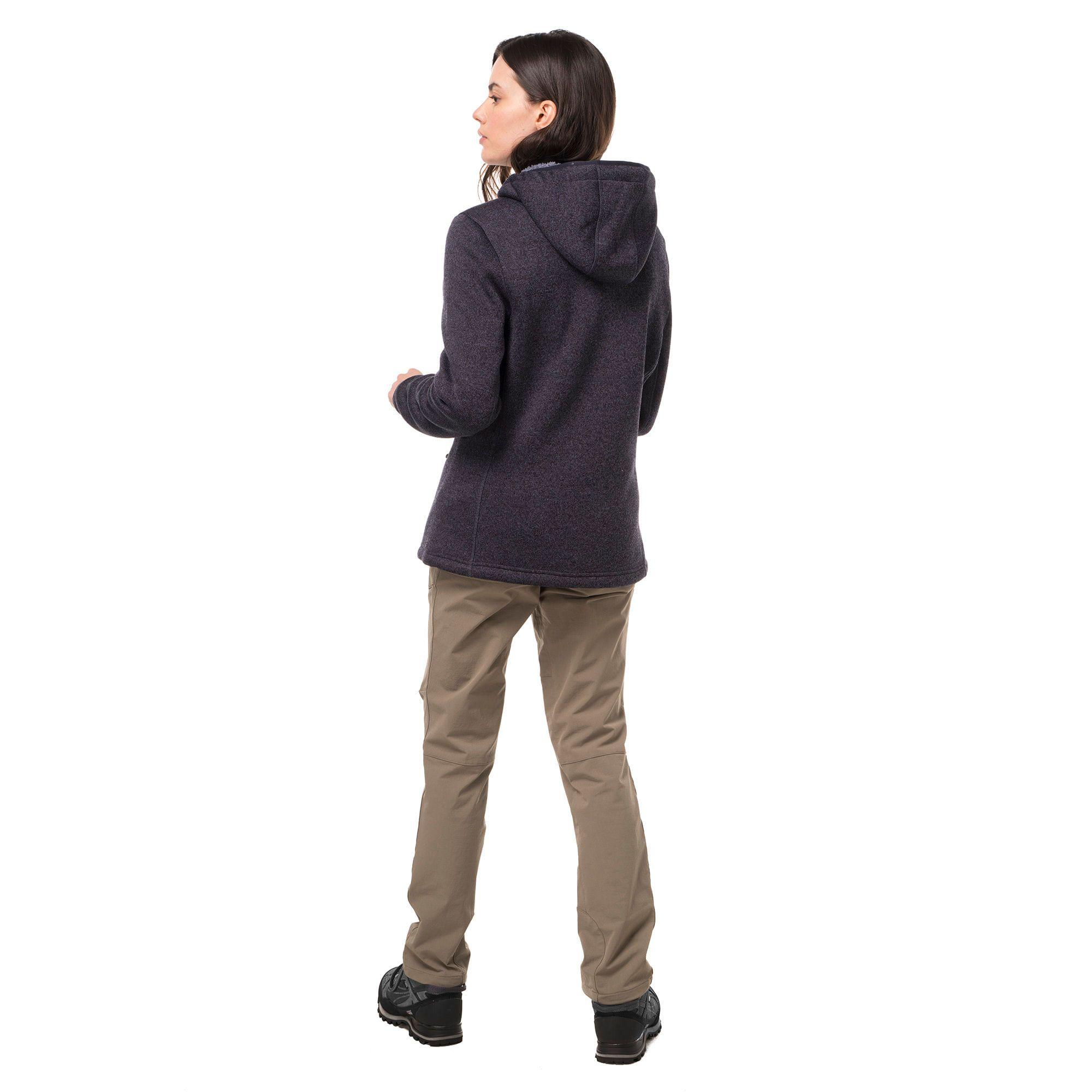 Chaqueta Mujer Sense Blend-Pro Hoody Jacket Melange Azul Noche Lippi V20-4