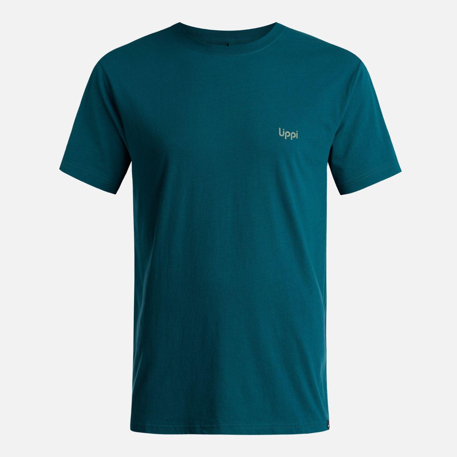 Polera Hombre Logo Lippi Back Print T-Shirt Petroleo Lippi-5