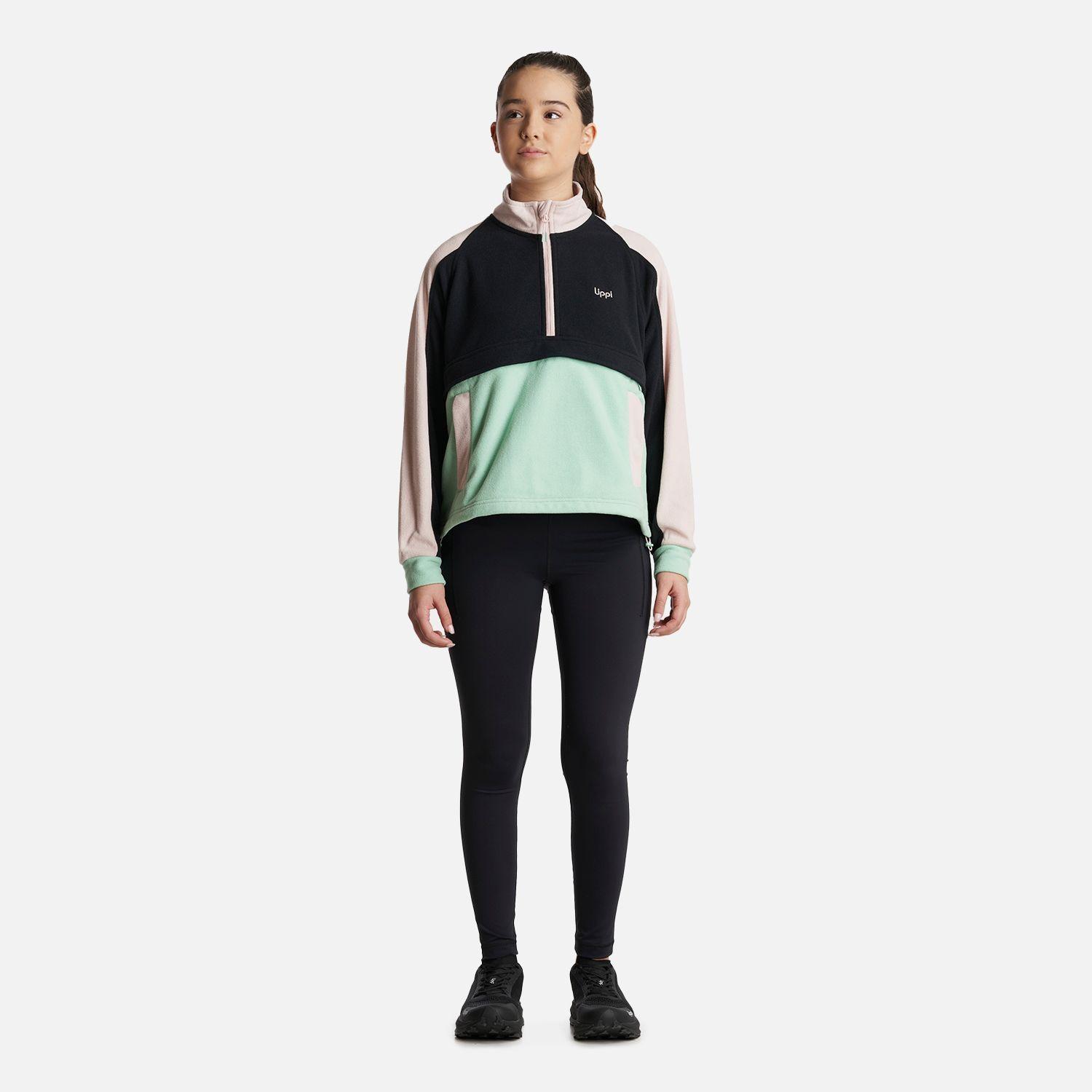 Poleron Teen Girl FirePlace 1/4 Zip Sweatshirt Grafito Lippi-8