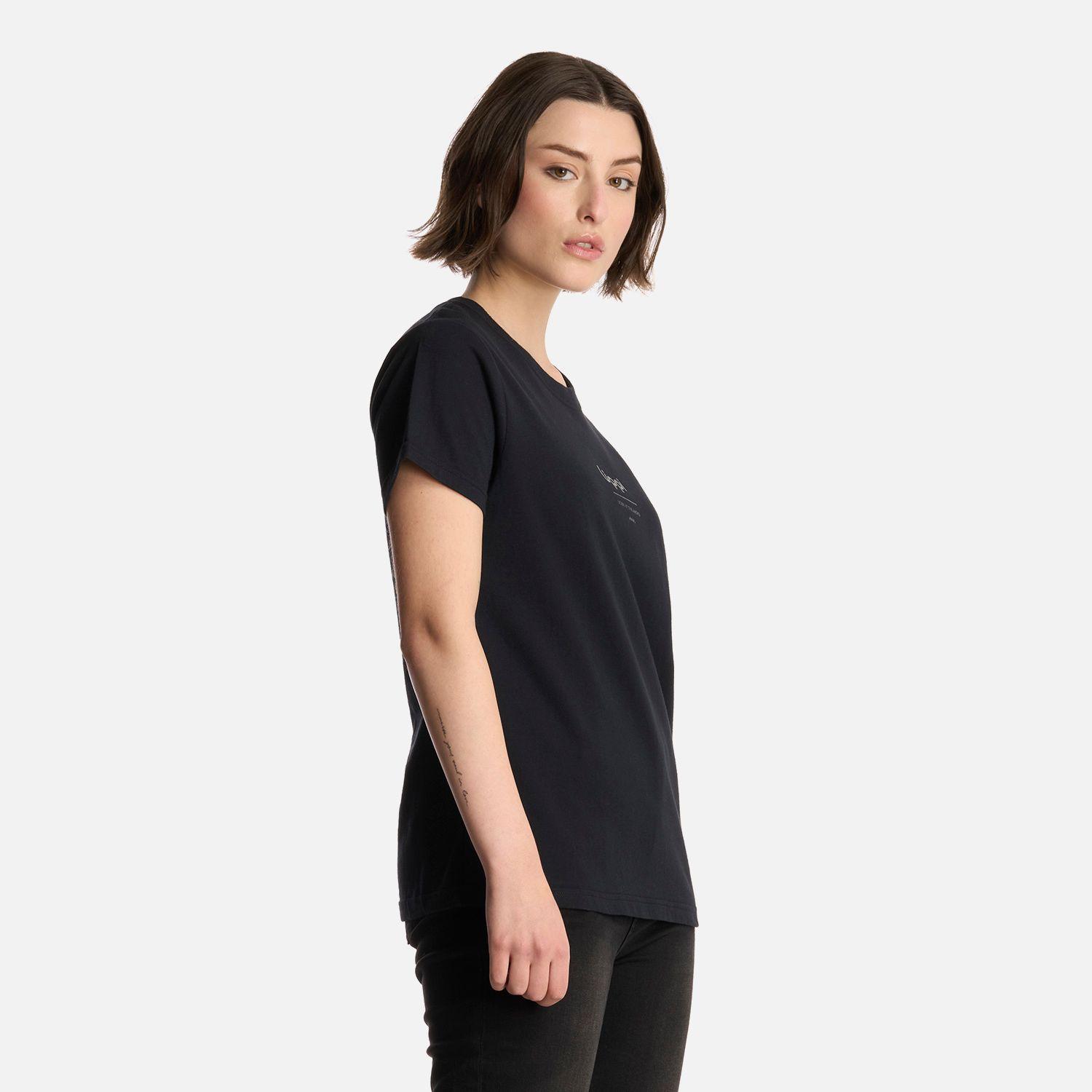 Polera Mujer Ulmo Mid Point T-Shirt Negro Lippi-1