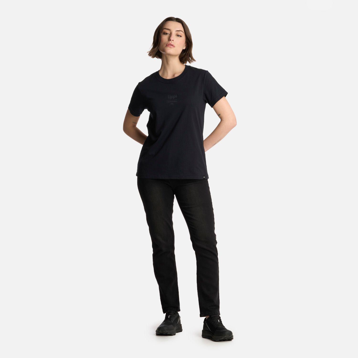 Polera Mujer Ulmo Mid Point T-Shirt Negro Lippi-4