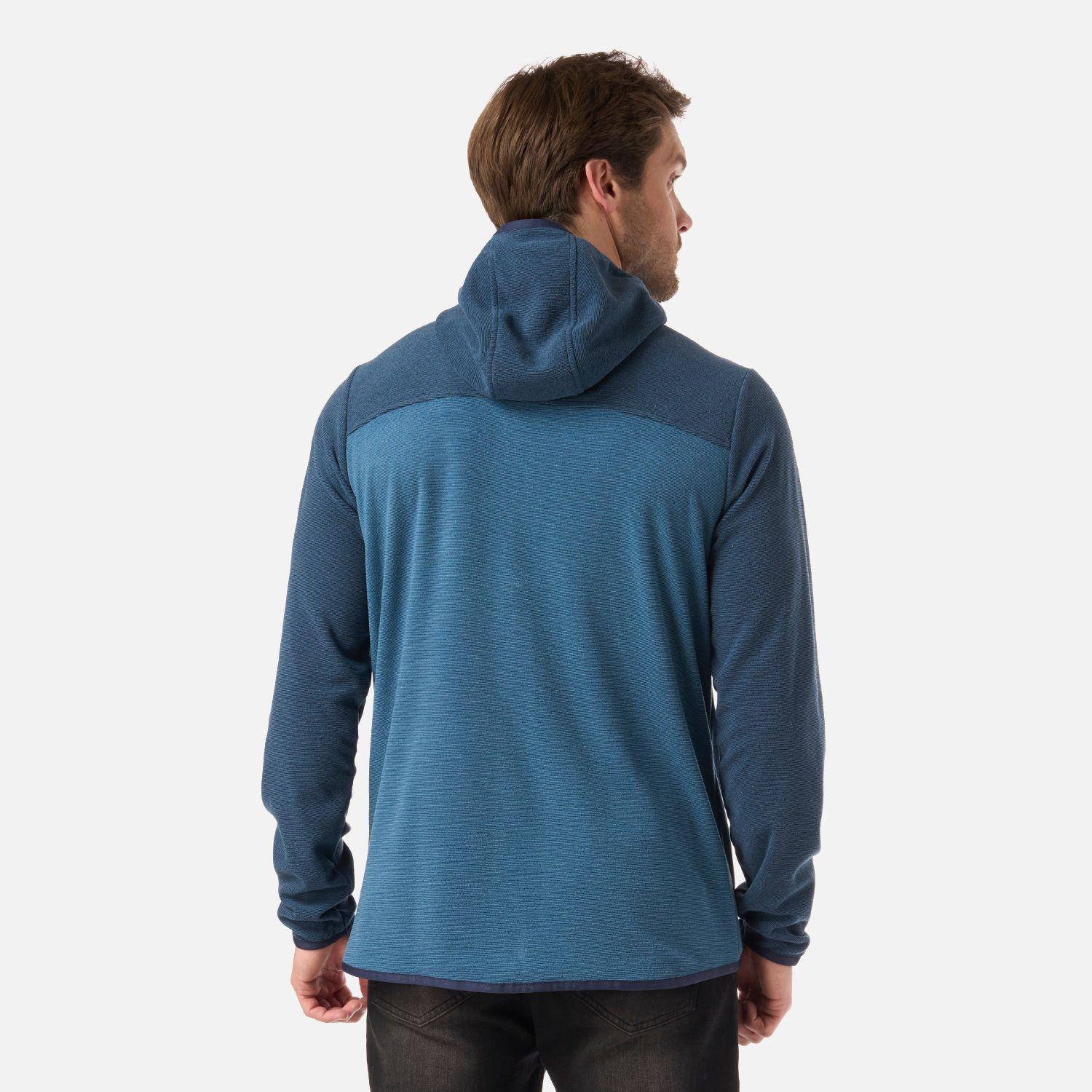 Polar Hombre Fireplace Full Zip Hoody Sweatshirt Azul Oscuro Lippi V26-2