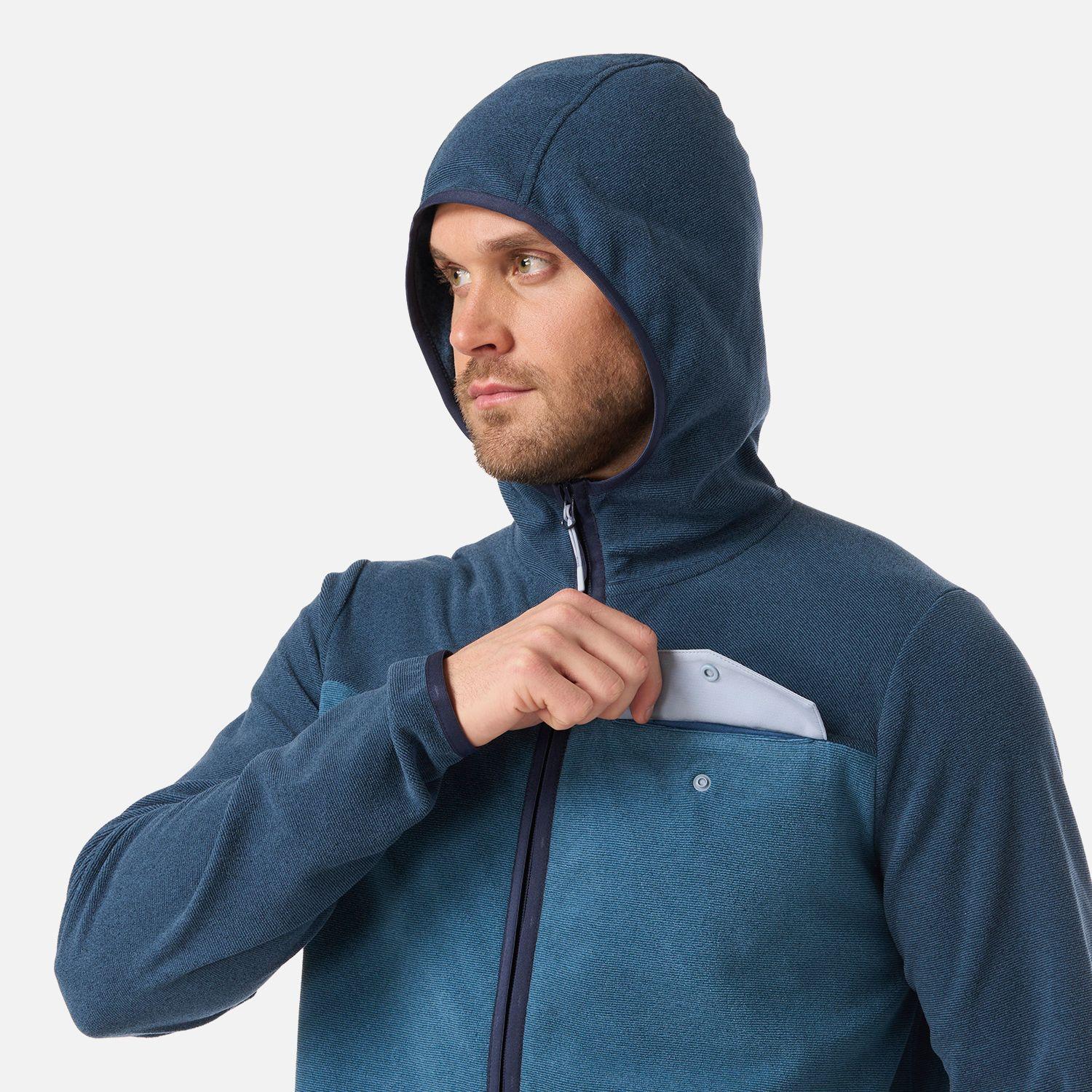 Polar Hombre Fireplace Full Zip Hoody Sweatshirt Azul Oscuro Lippi V26-3