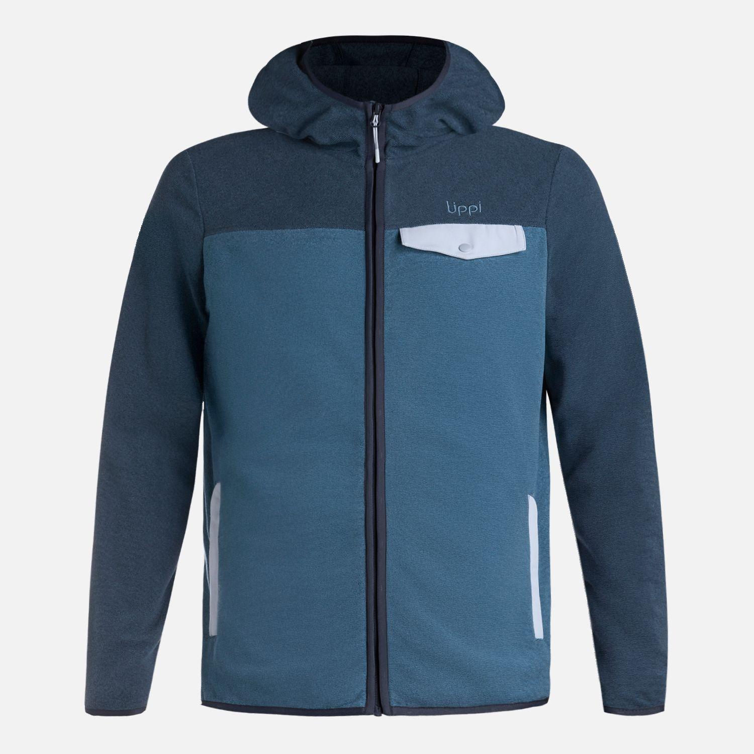 Polar Hombre Fireplace Full Zip Hoody Sweatshirt Azul Oscuro Lippi V26-6