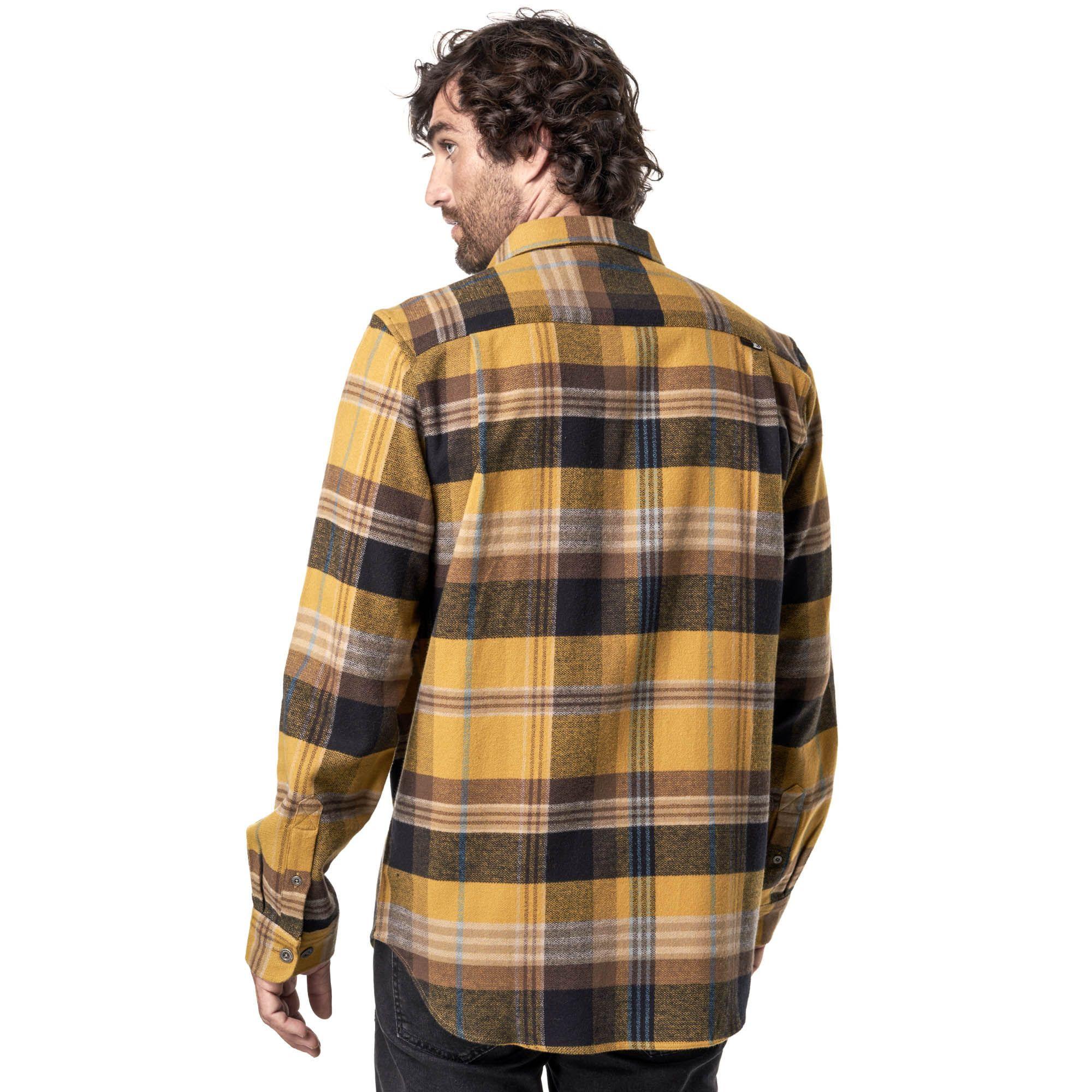 Camisa Hombre Hachazo Mostaza Haka Honu I19-1