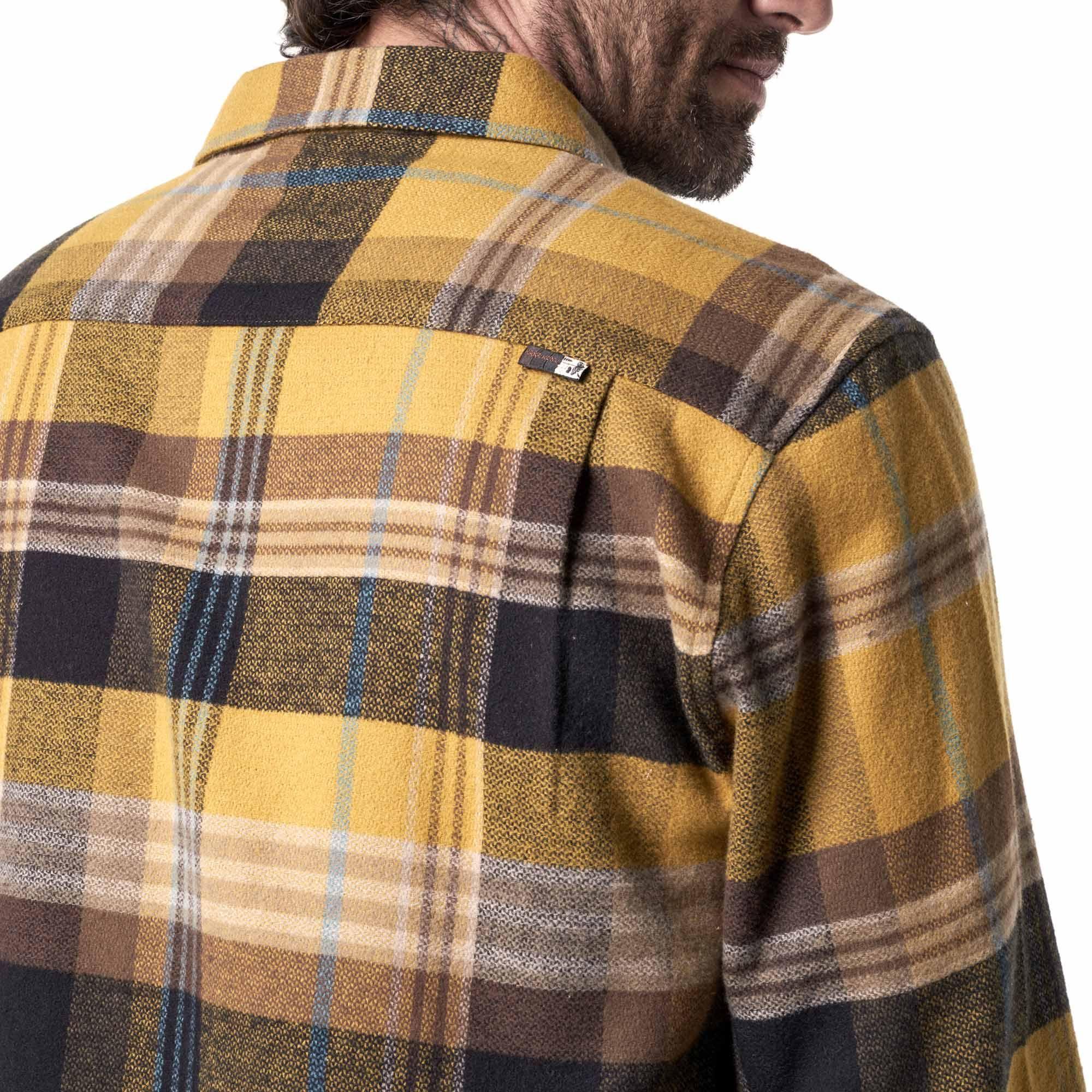 Camisa Hombre Hachazo Mostaza Haka Honu I19-3