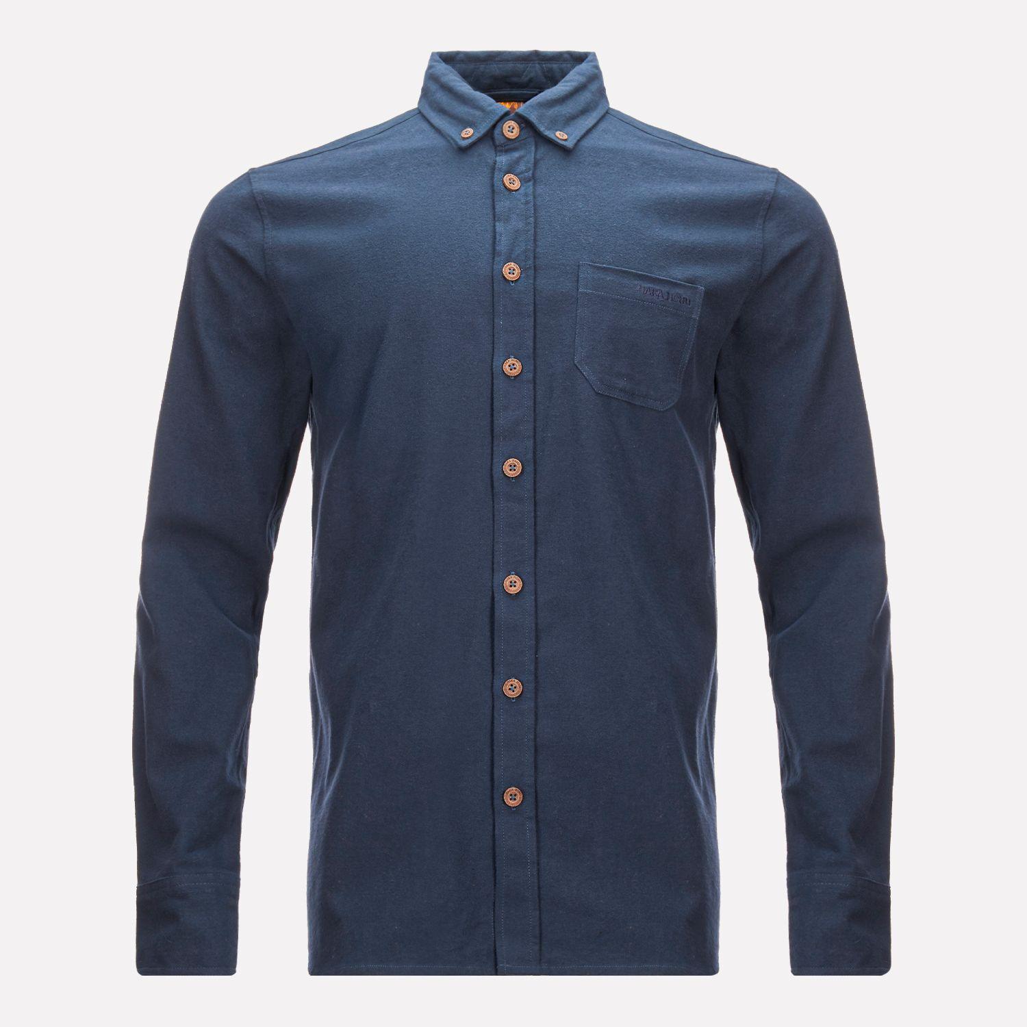 Camisa Hombre Clásica Azul Marino Haka Honu-0