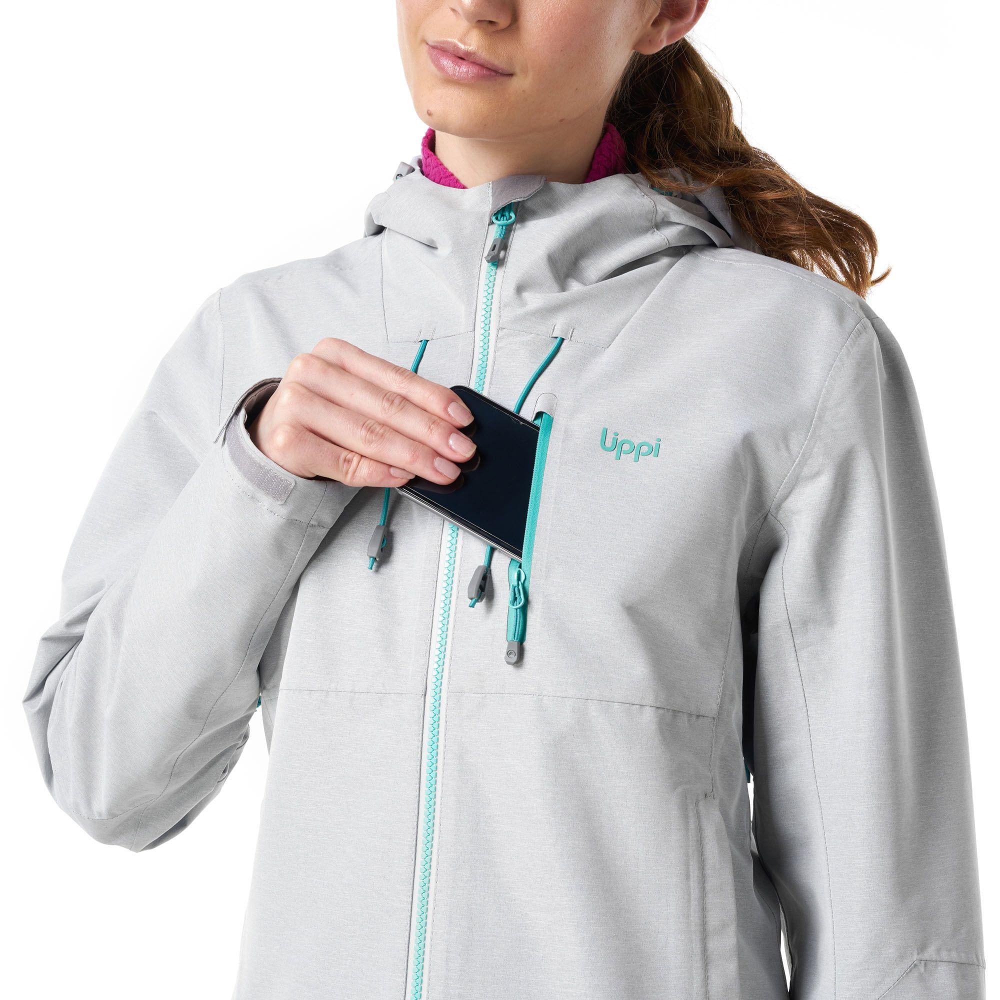 Chaqueta Mujer Summit B-Dry Hoody Jacket Indigo / Azul Oscuro Lippi-5