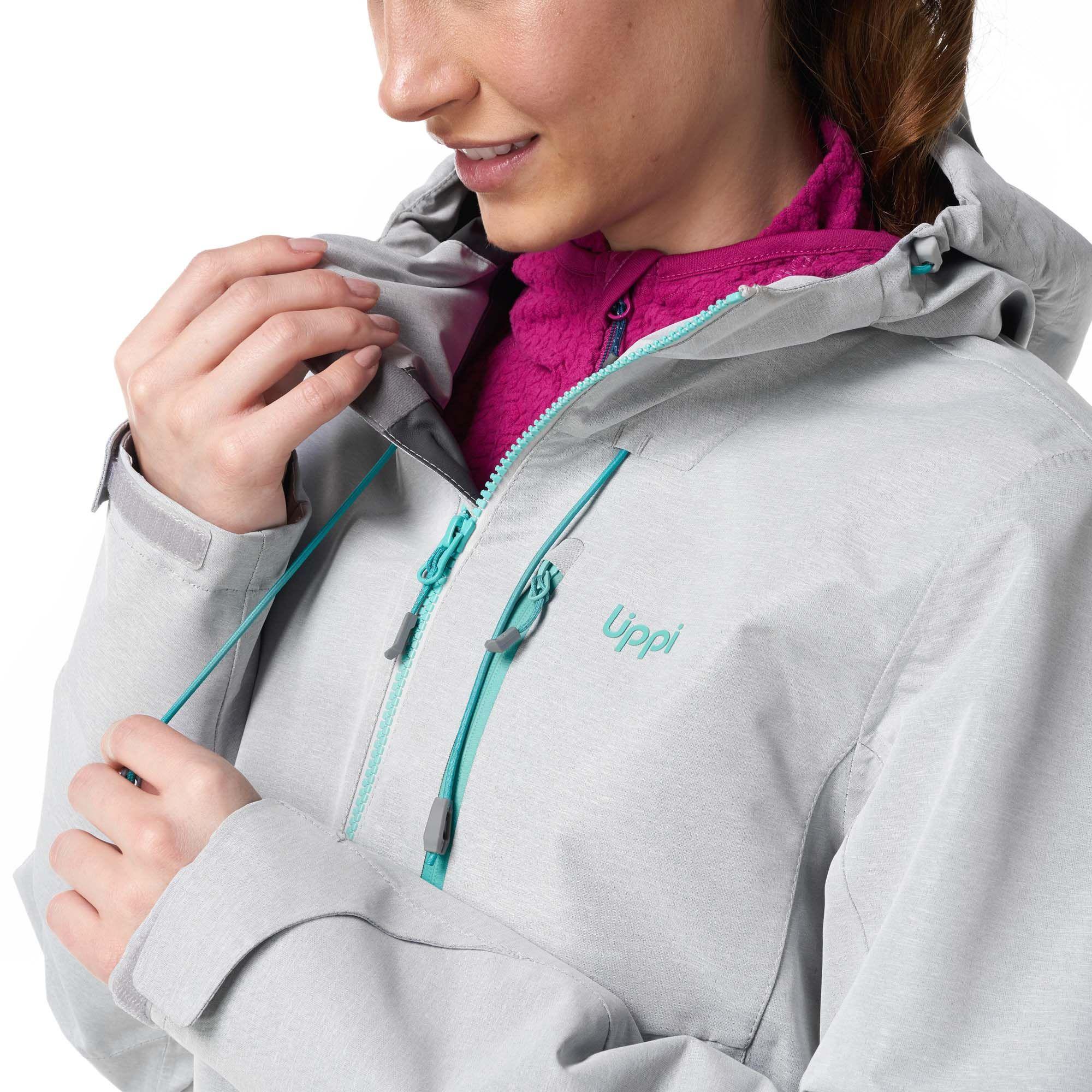 Chaqueta Mujer Summit B-Dry Hoody Jacket Indigo / Azul Oscuro Lippi-7