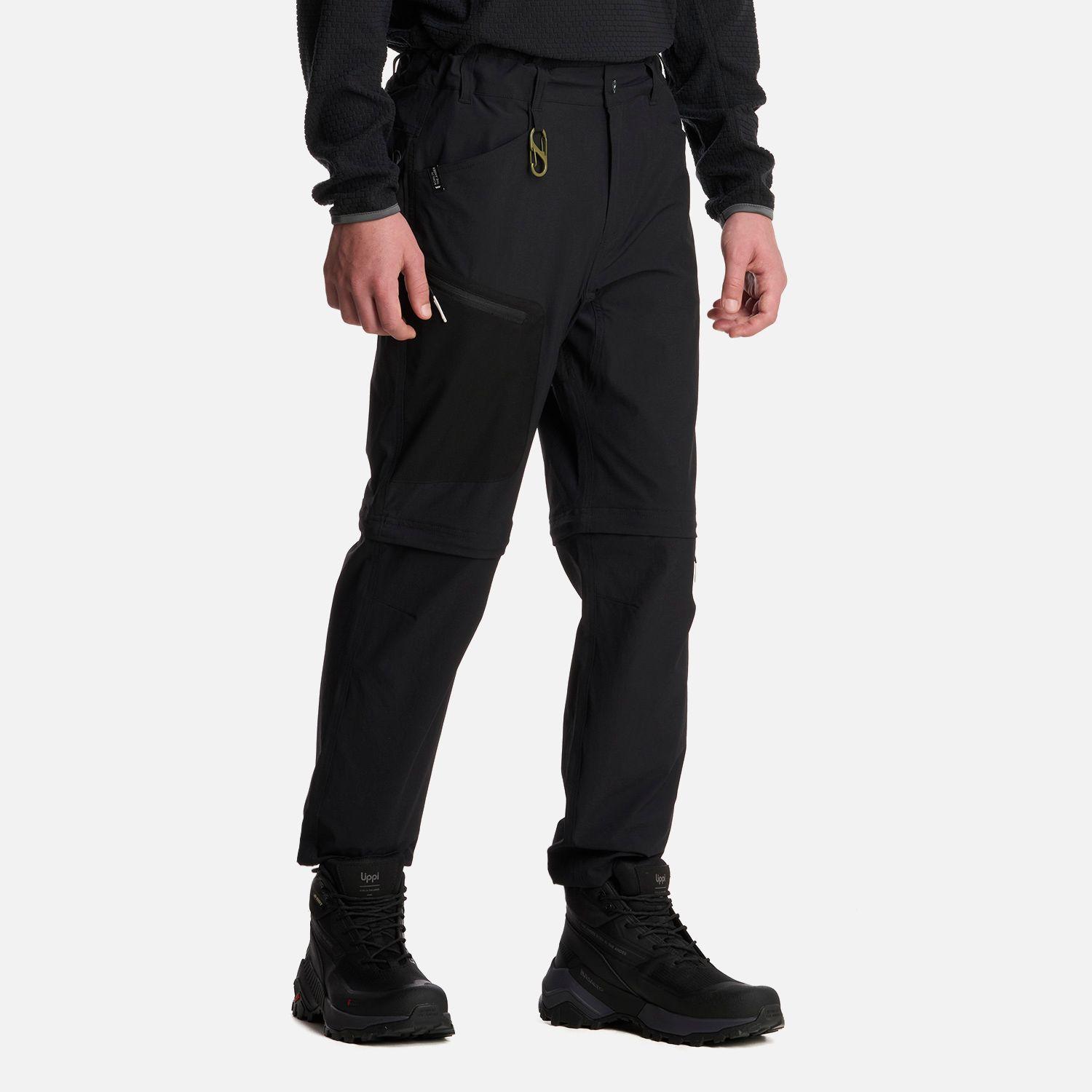 Pantalón Teen Boy Lennox Q-dry Mix-2 Pants Negro Lippi I25-1