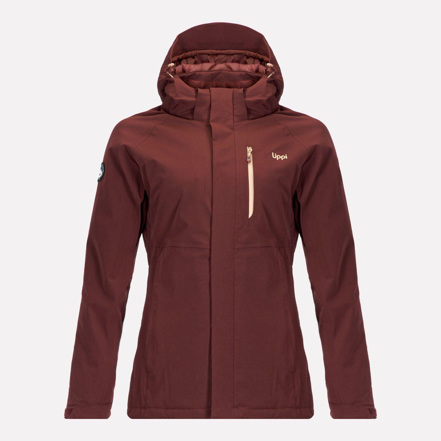 Chaqueta Mujer Andes B-Dry Hoody Jacket Burdeo Lippi-0