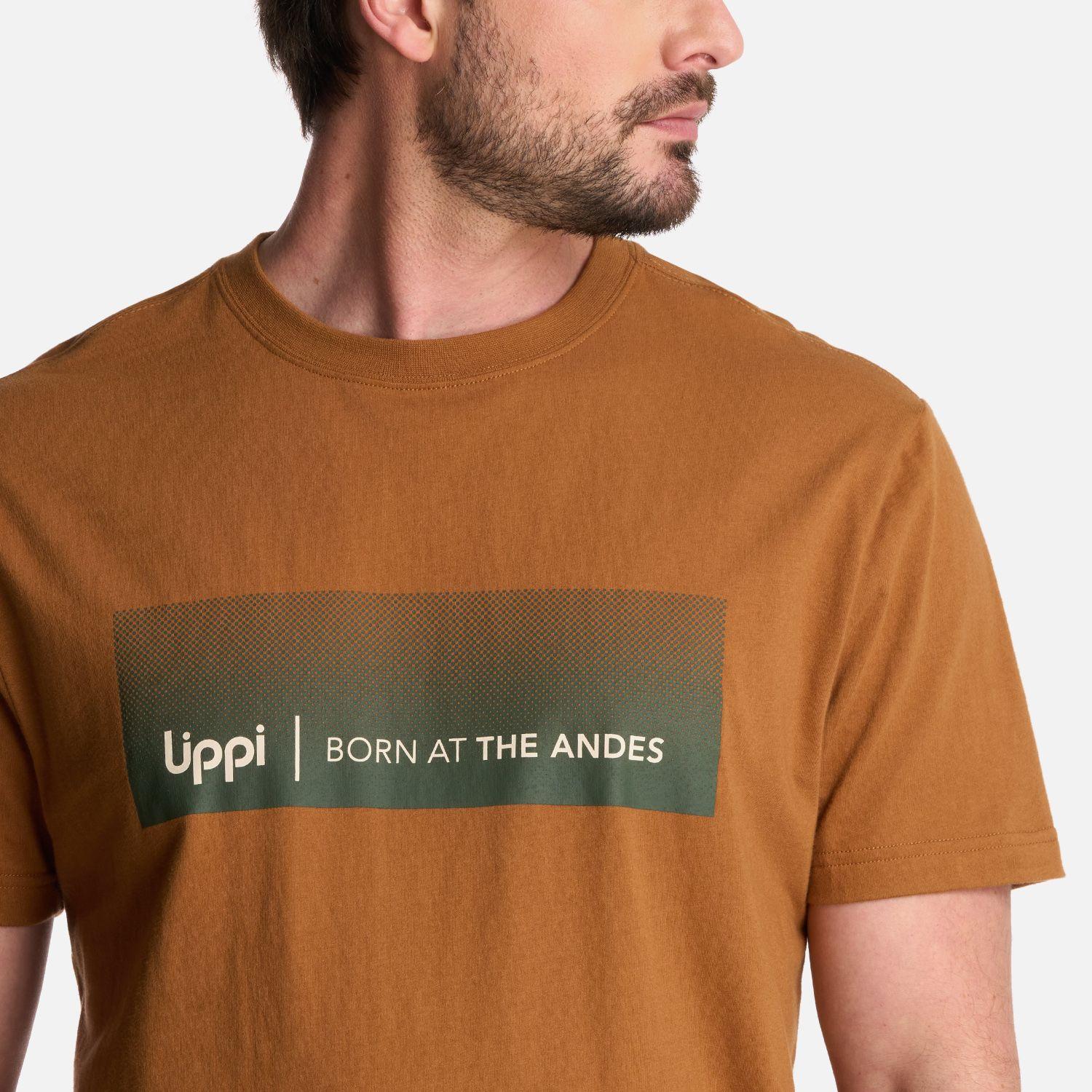 Polera Hombre Logo Lippi Front Print T-Shirt Mostaza Lippi-3