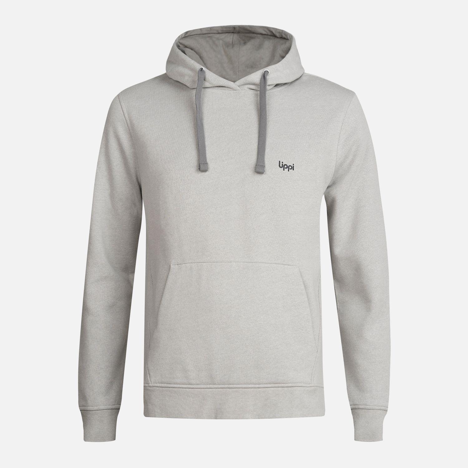 Poleron Hombre Insigne Hoody Sweatshirt Gris Claro Lippi-0