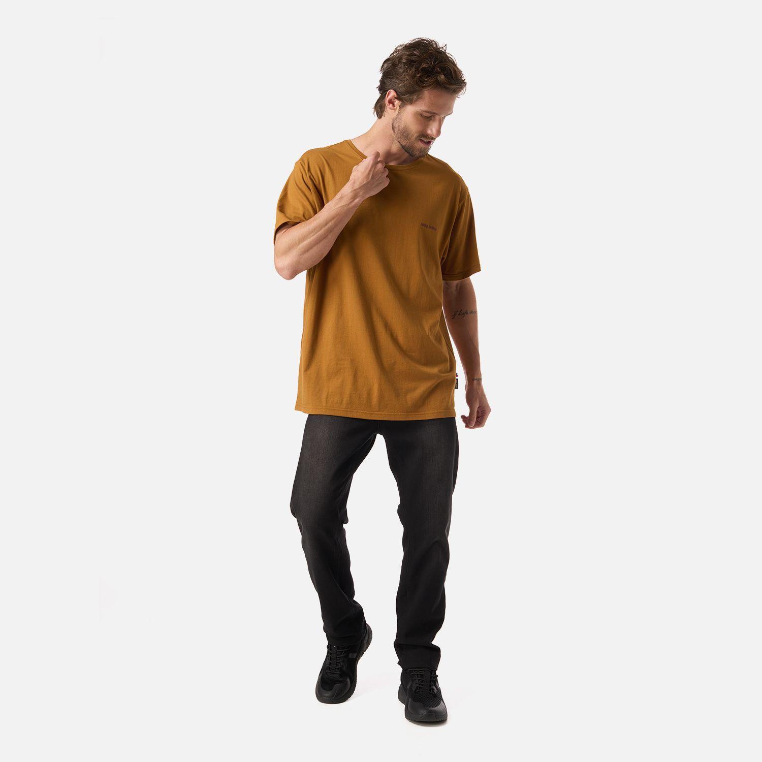 Polera Hombre Haka Mostaza Haka Honu-5