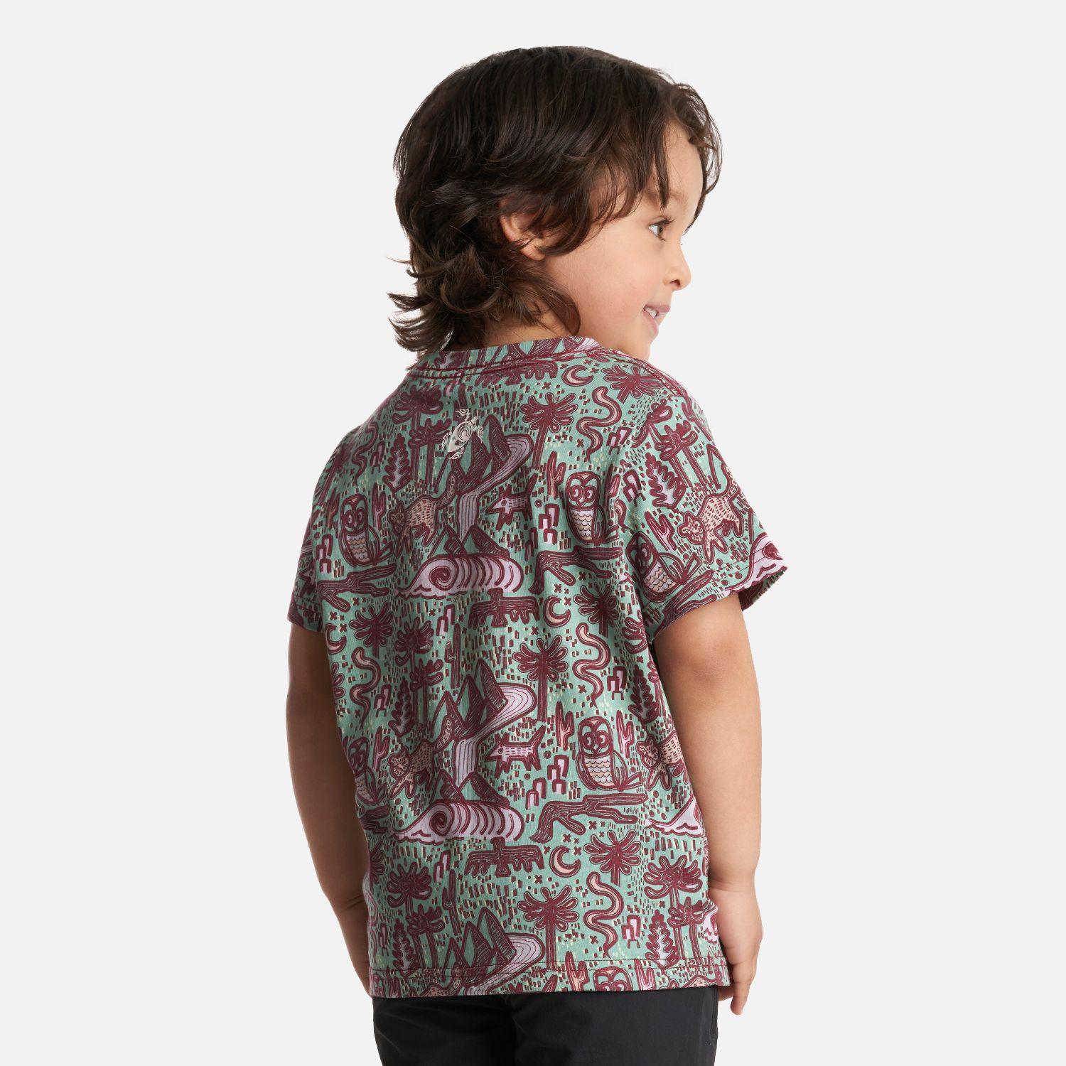 Polera Niño Tucuquere Print Jade Haka Honu V26-2