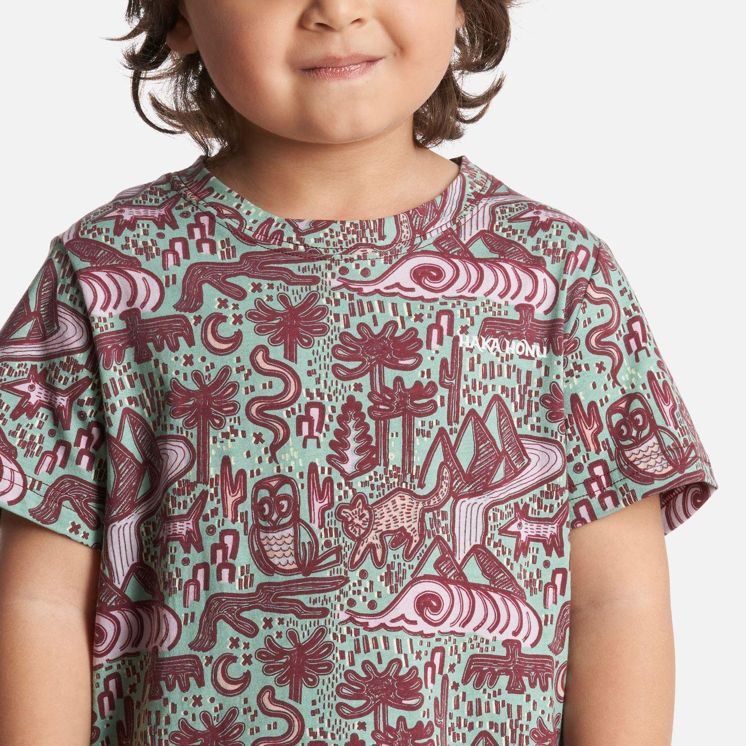 Polera Niño Tucuquere Print Jade Haka Honu V26-3