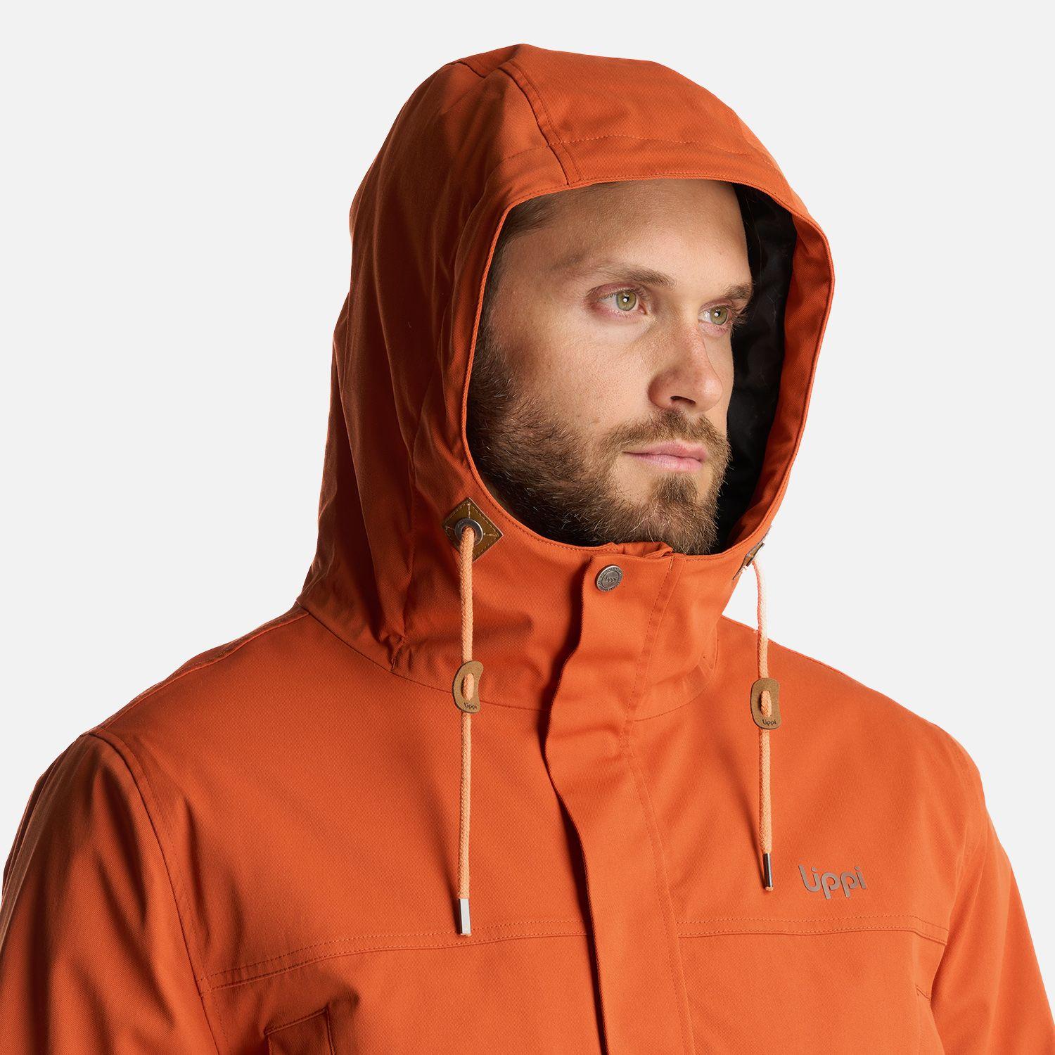 Chaqueta Hombre DayBreak B-Dry Jacket Naranjo Oscuro Lippi-4