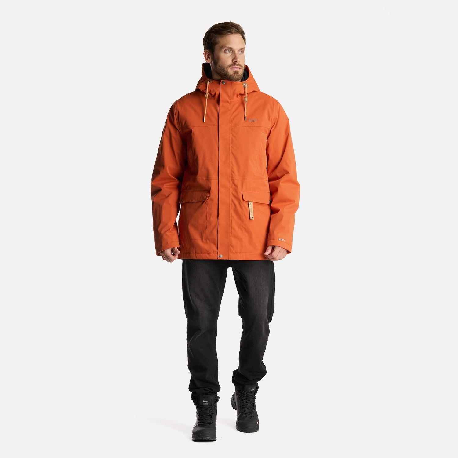 Chaqueta Hombre DayBreak B-Dry Jacket Naranjo Oscuro Lippi-9