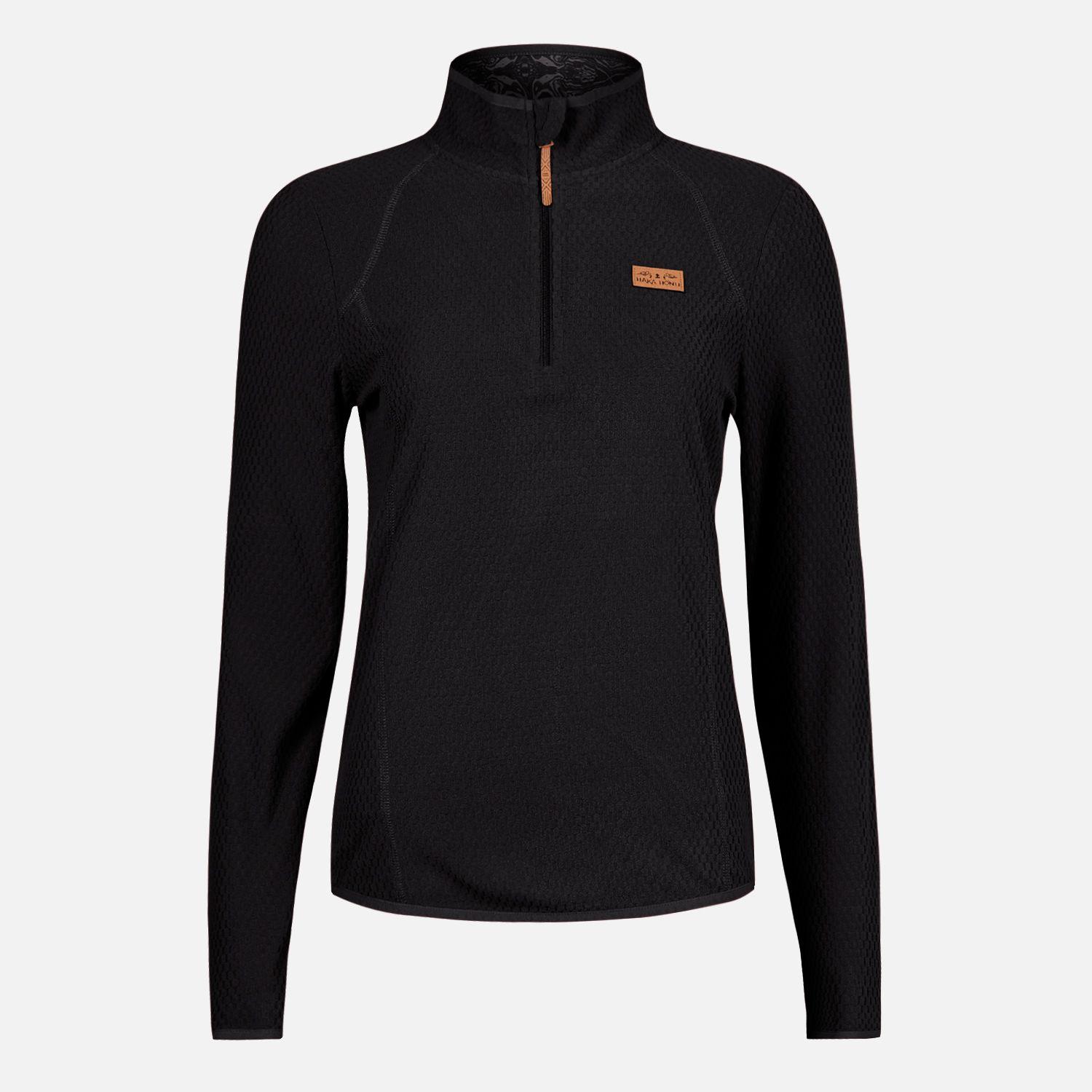 Poleron Mujer Taina Negro Haka Honu I23-0