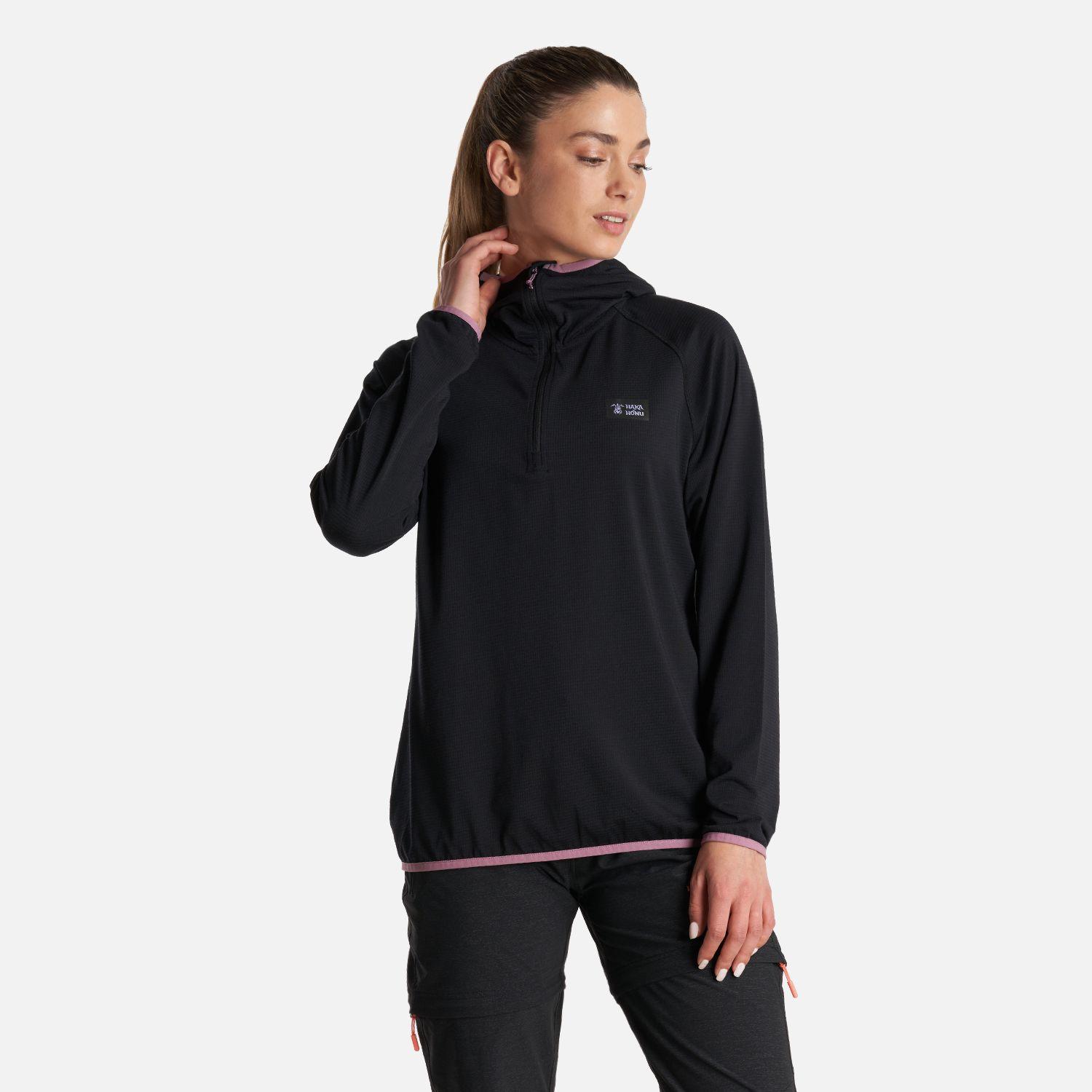 Poleron Mujer Taina Pro Negro Haka Honu V24-2