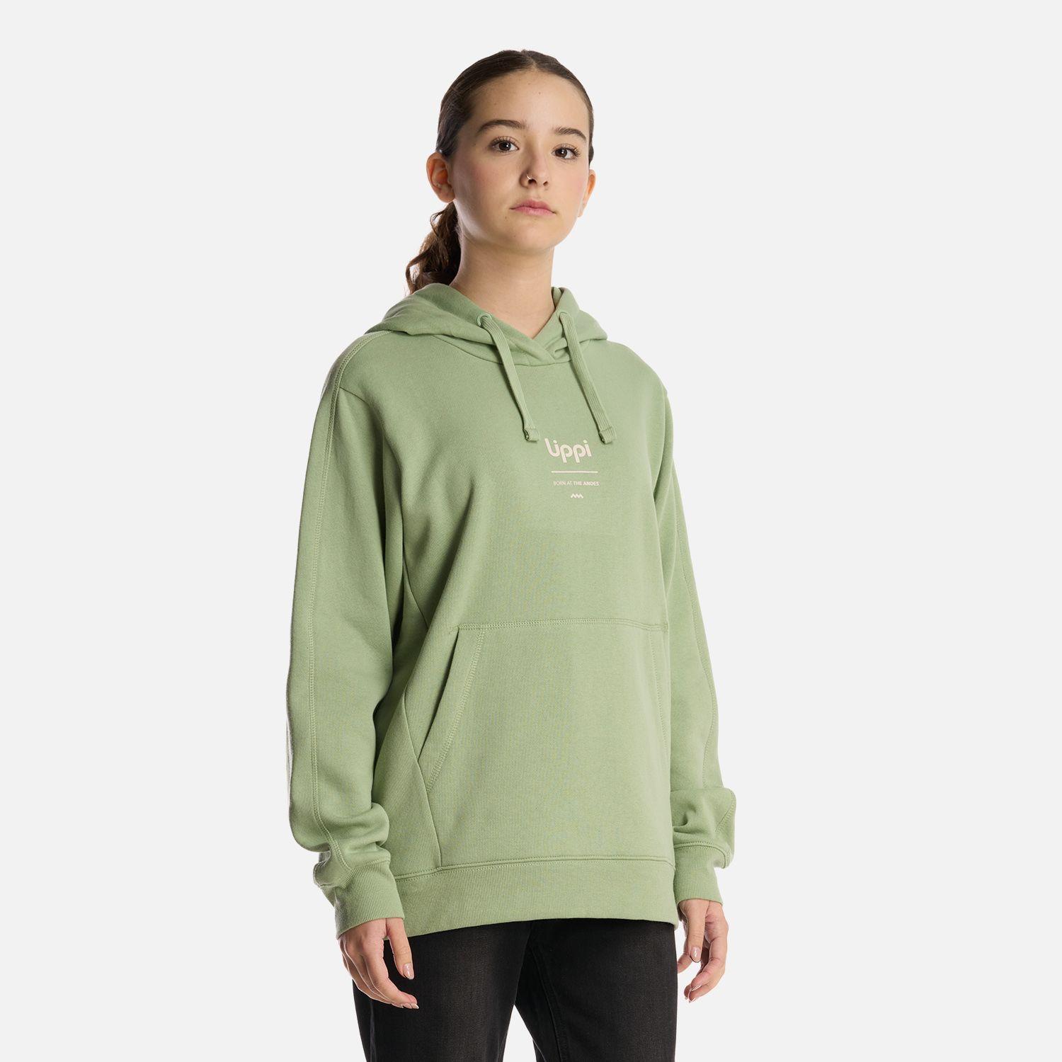 Polerón Teen Girl Ulmo Mid Point Hoody Jade Lippi V25-1