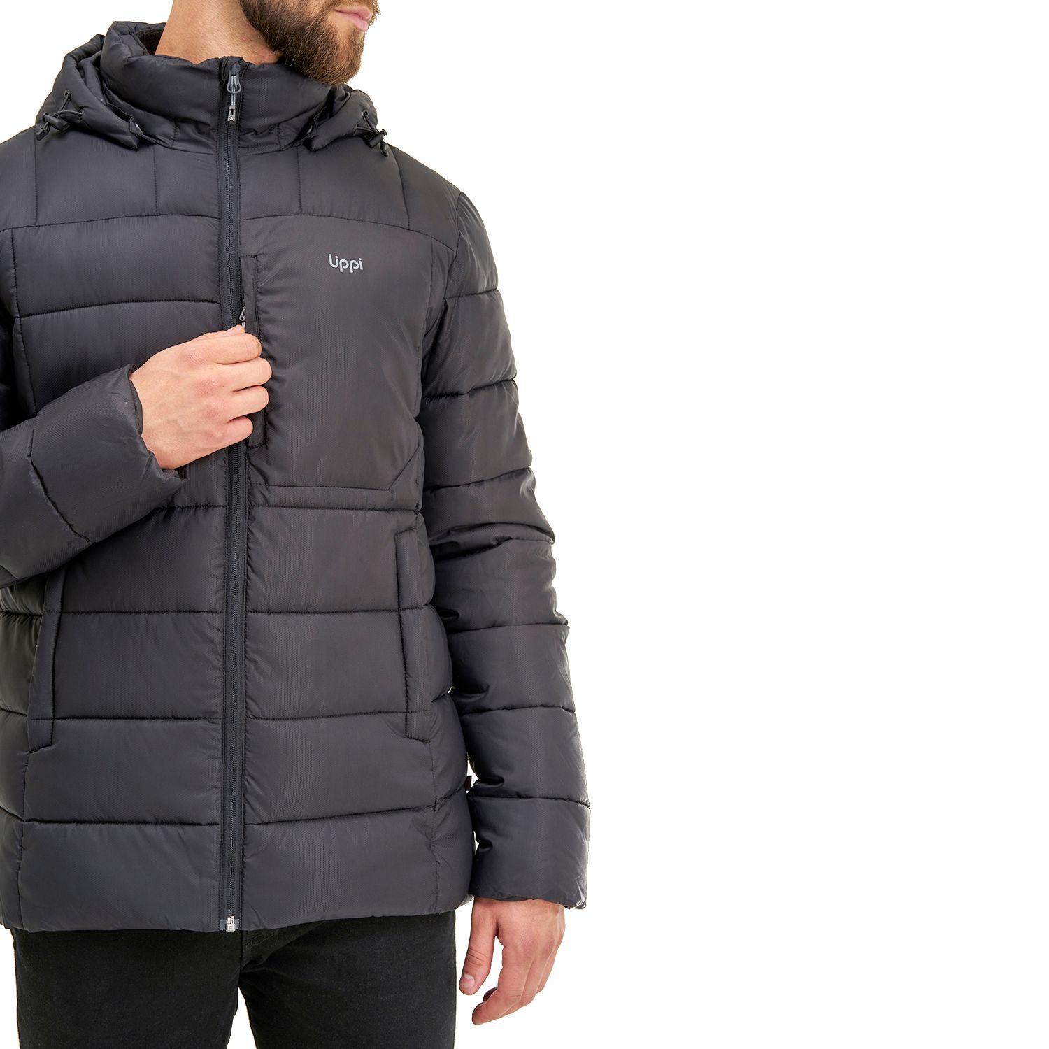 Chaqueta Hombre Long Line Steam-Pro Hoody Jacket Negro Lippi I20-4