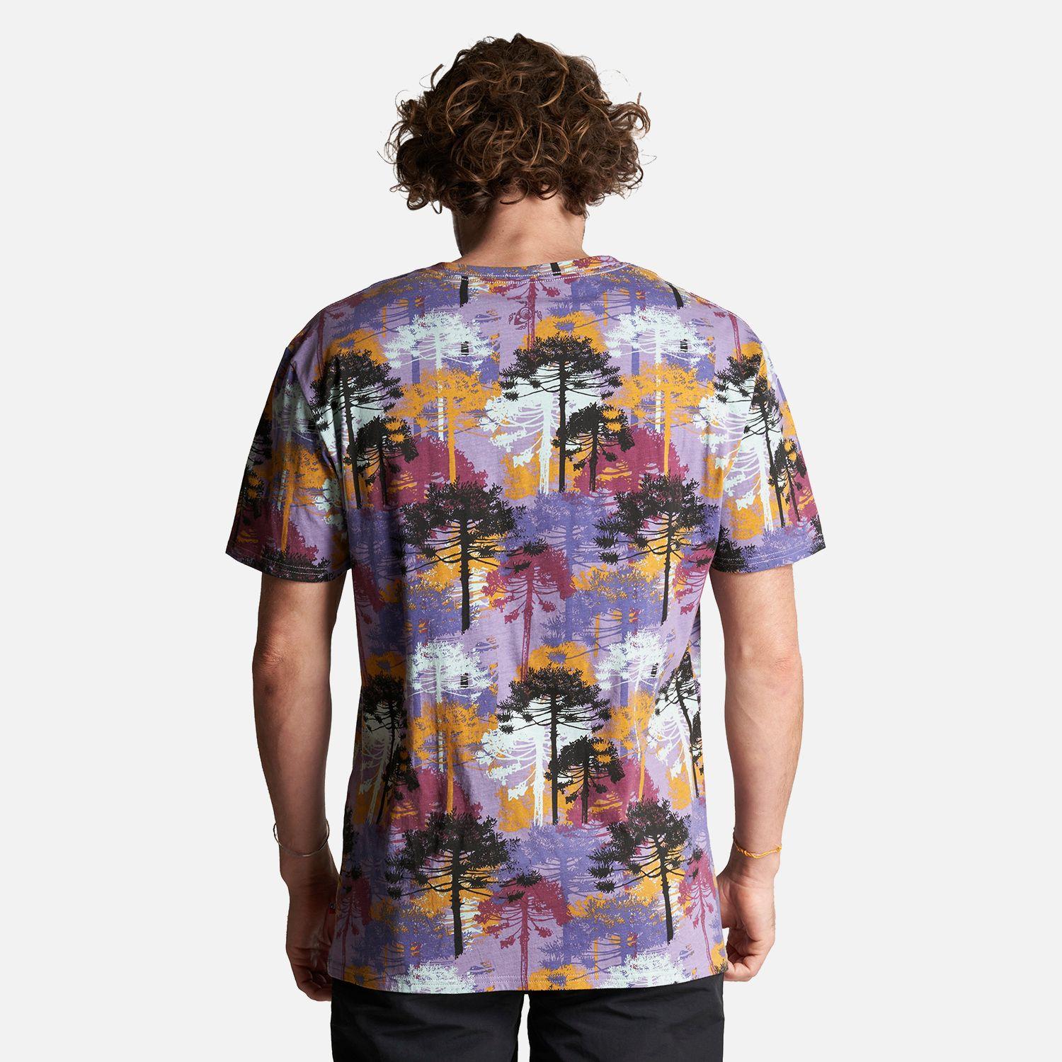 Polera Hombre Araucaria Print Morado Haka Honu-3