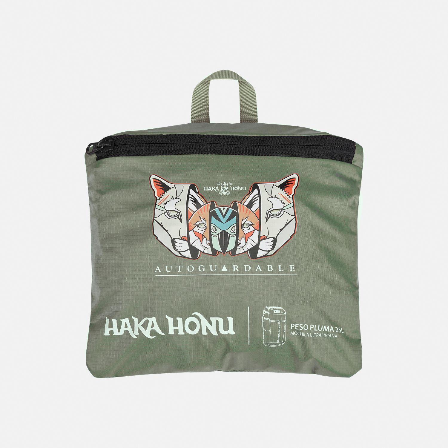 Mochila Peso Pluma 25L Verde Militar  Haka Honu-6