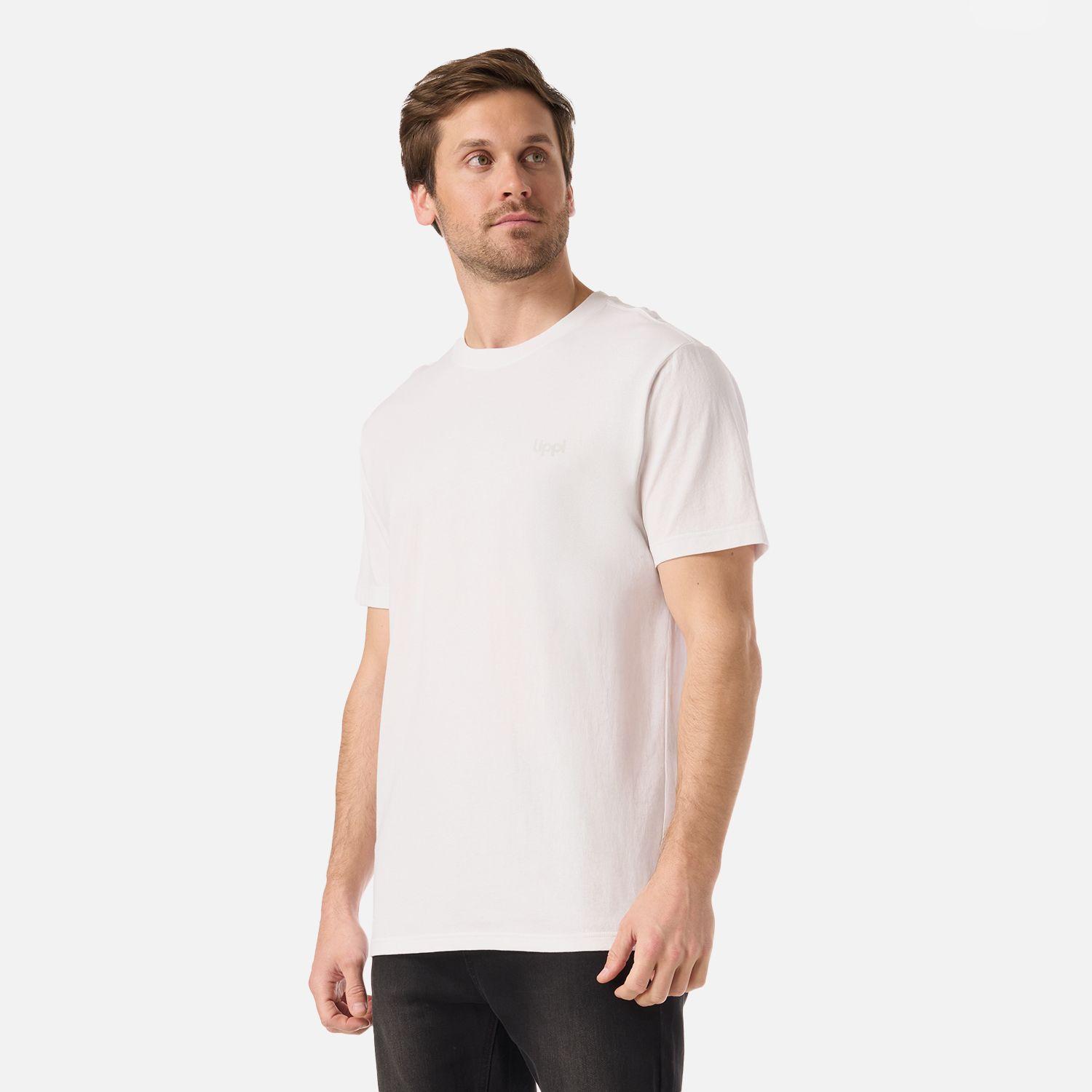 Polera Hombre Ulmo T-Shirt Blanco Lippi V26-1