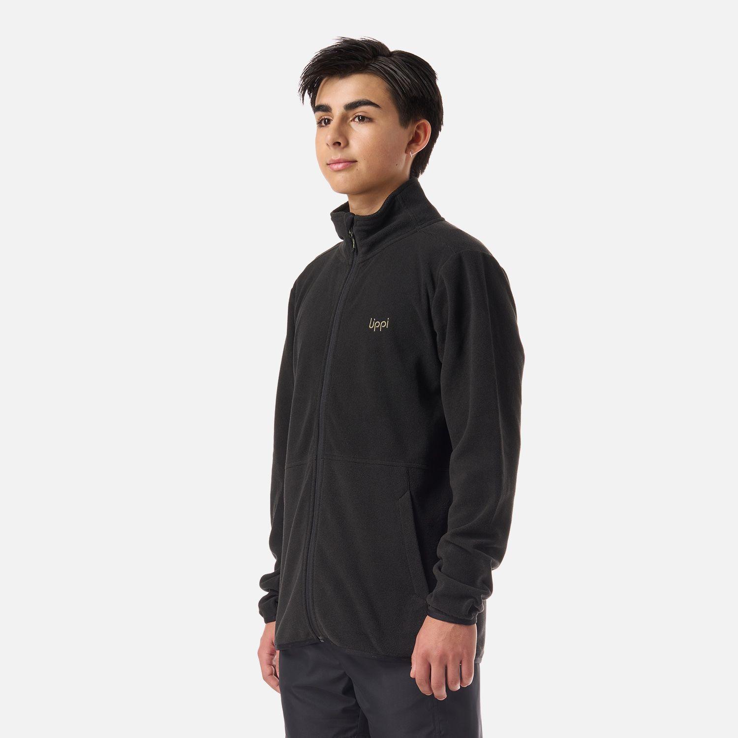 Polar Teen Boy Stripes Nano-F Full Zip Negro Lippi V26-1