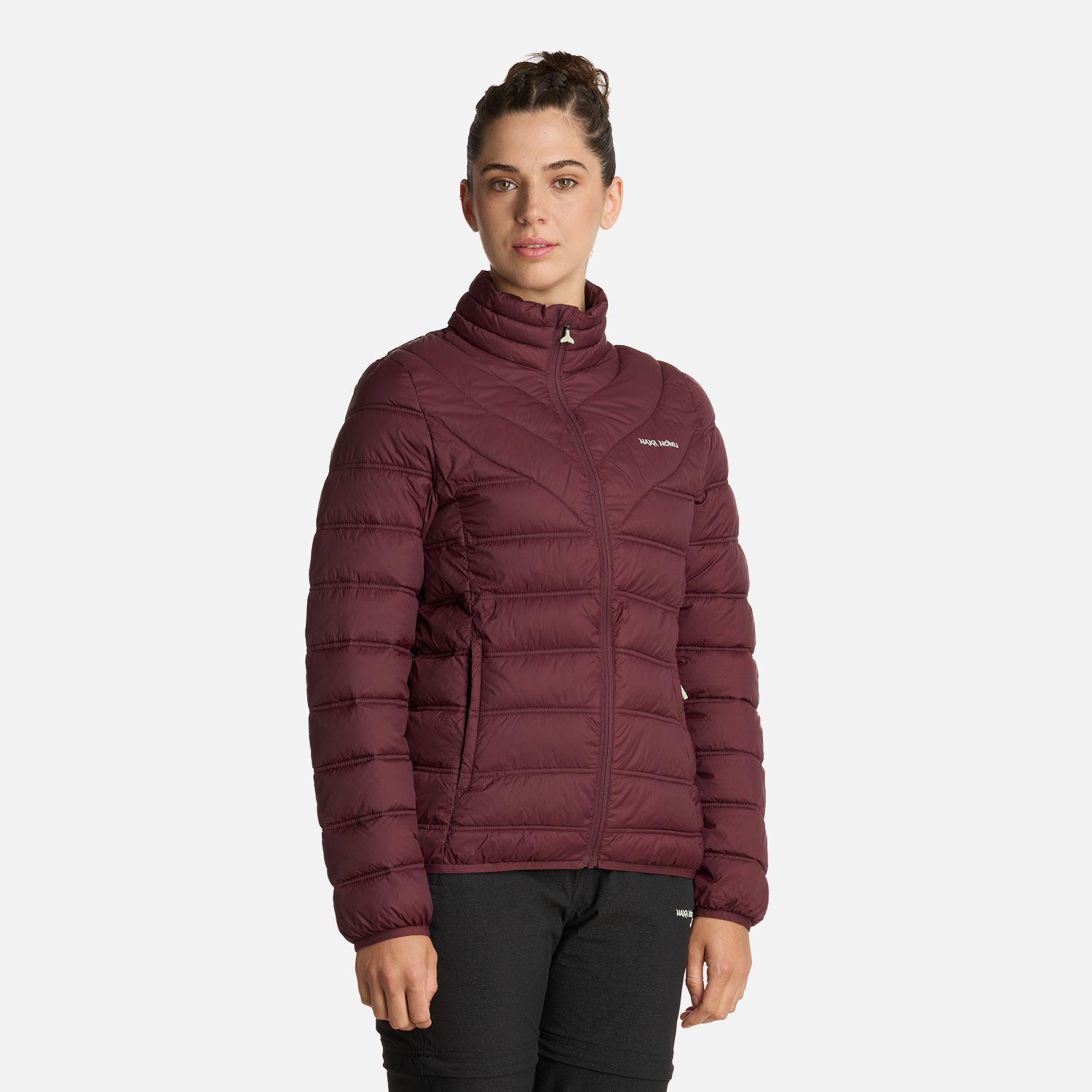 Chaqueta Mujer Ultraliviana Burdeo Haka Honu I25-1