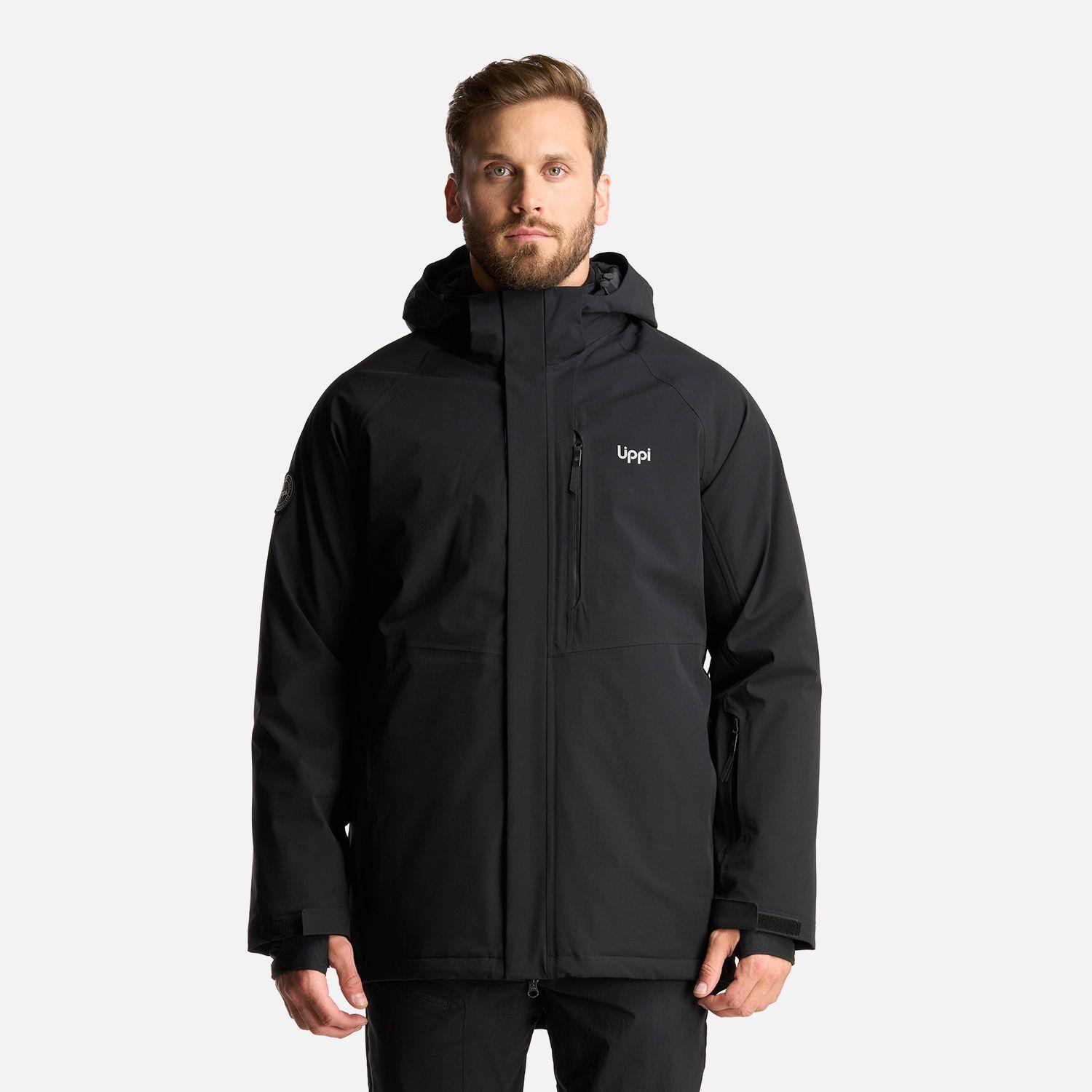 Chaqueta Hombre Andes B-Dry Hoody Jacket Negro Lippi I24-1